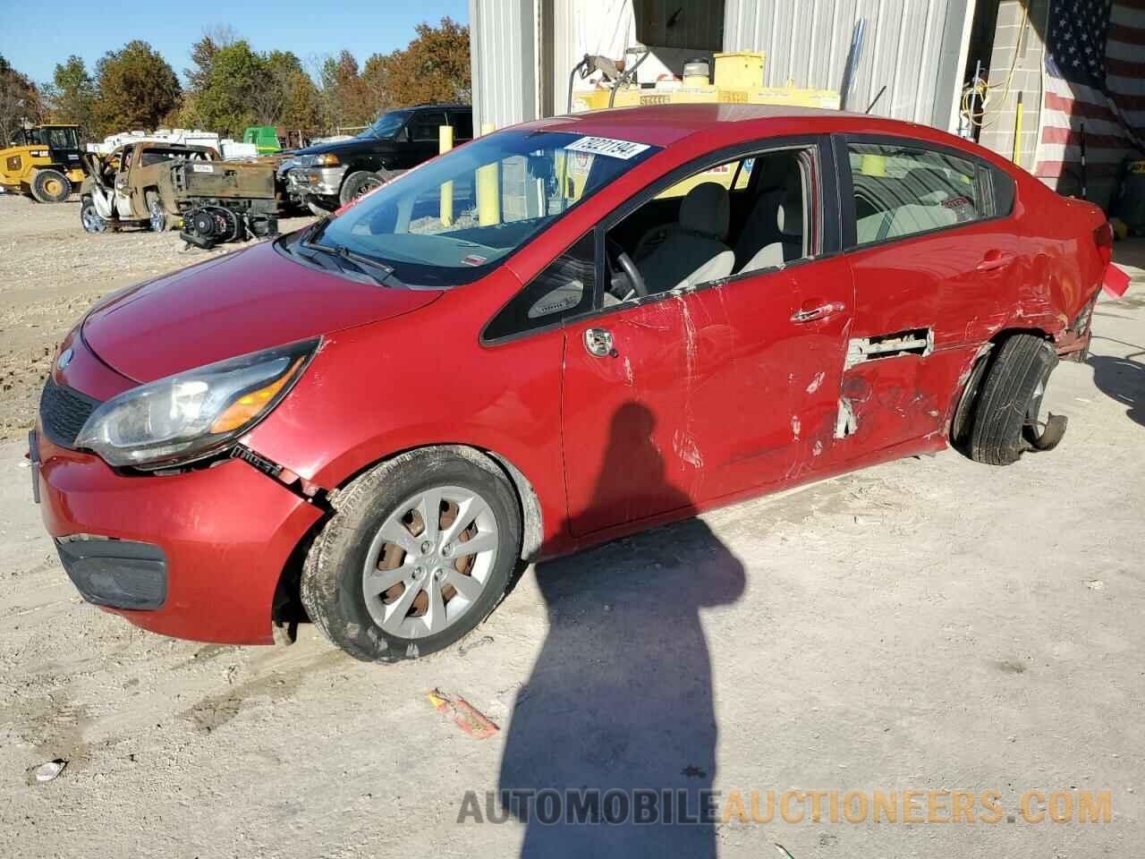 KNADM4A35D6230526 KIA RIO 2013