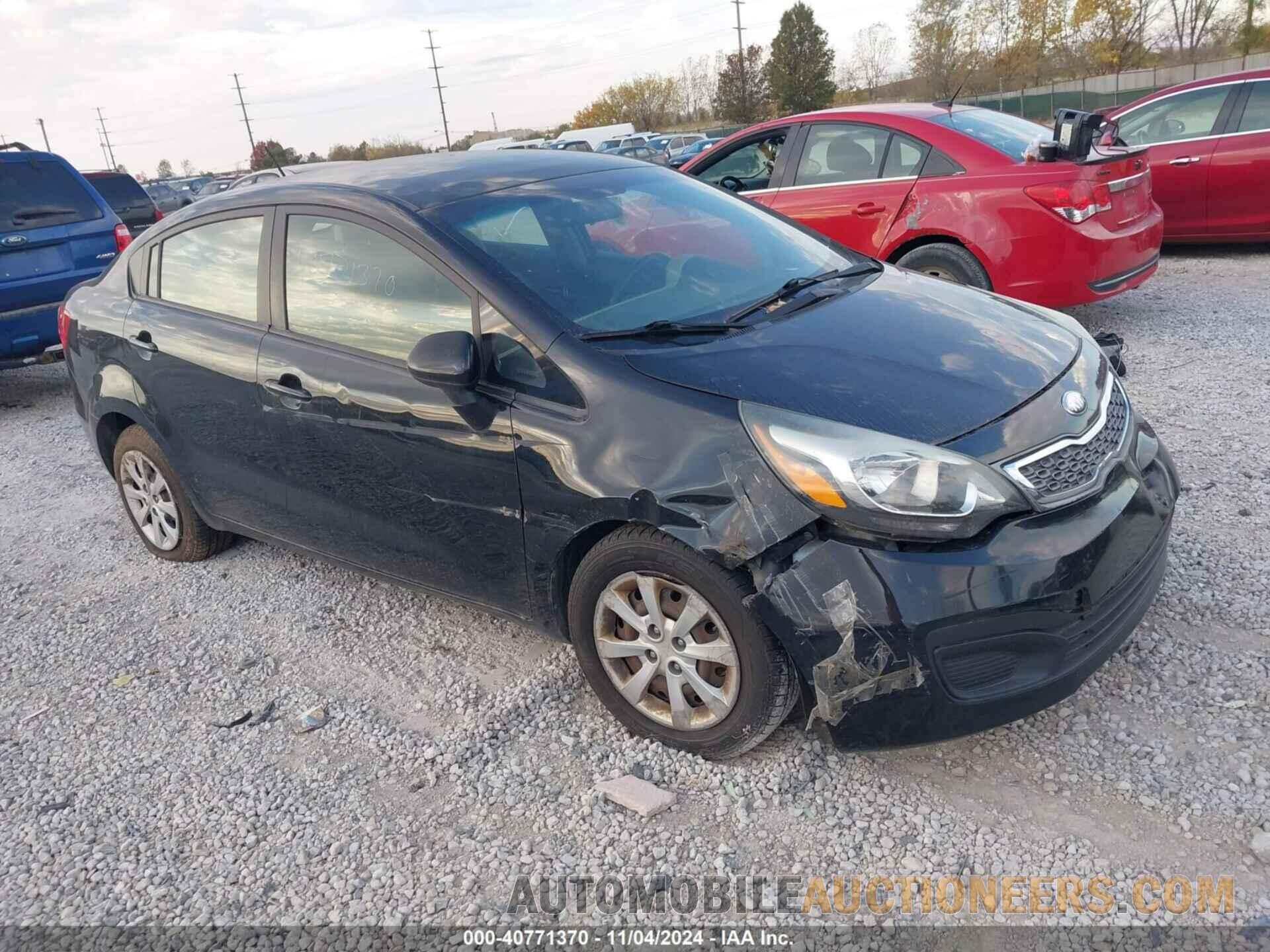 KNADM4A35D6265518 KIA RIO 2013