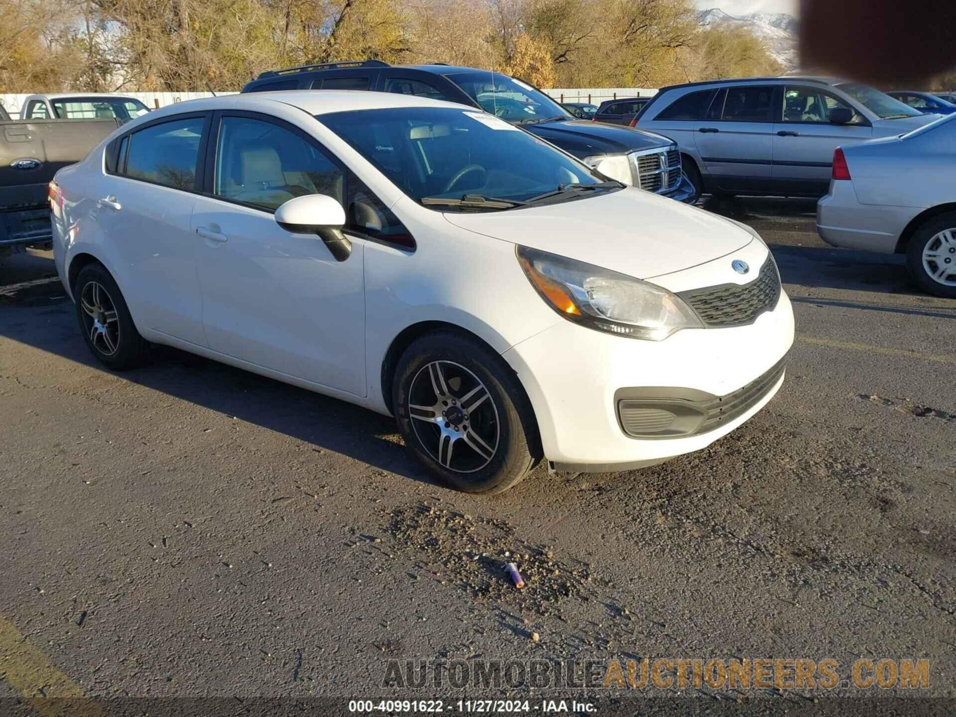 KNADM4A35E6357343 KIA RIO 2014