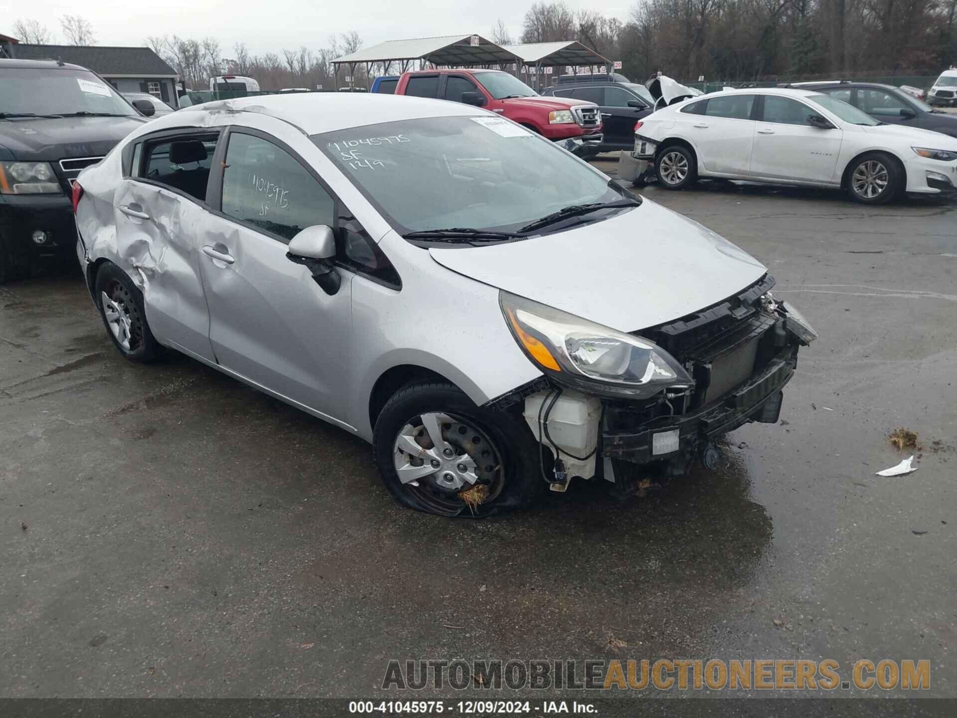 KNADM4A35G6600734 KIA RIO 2016