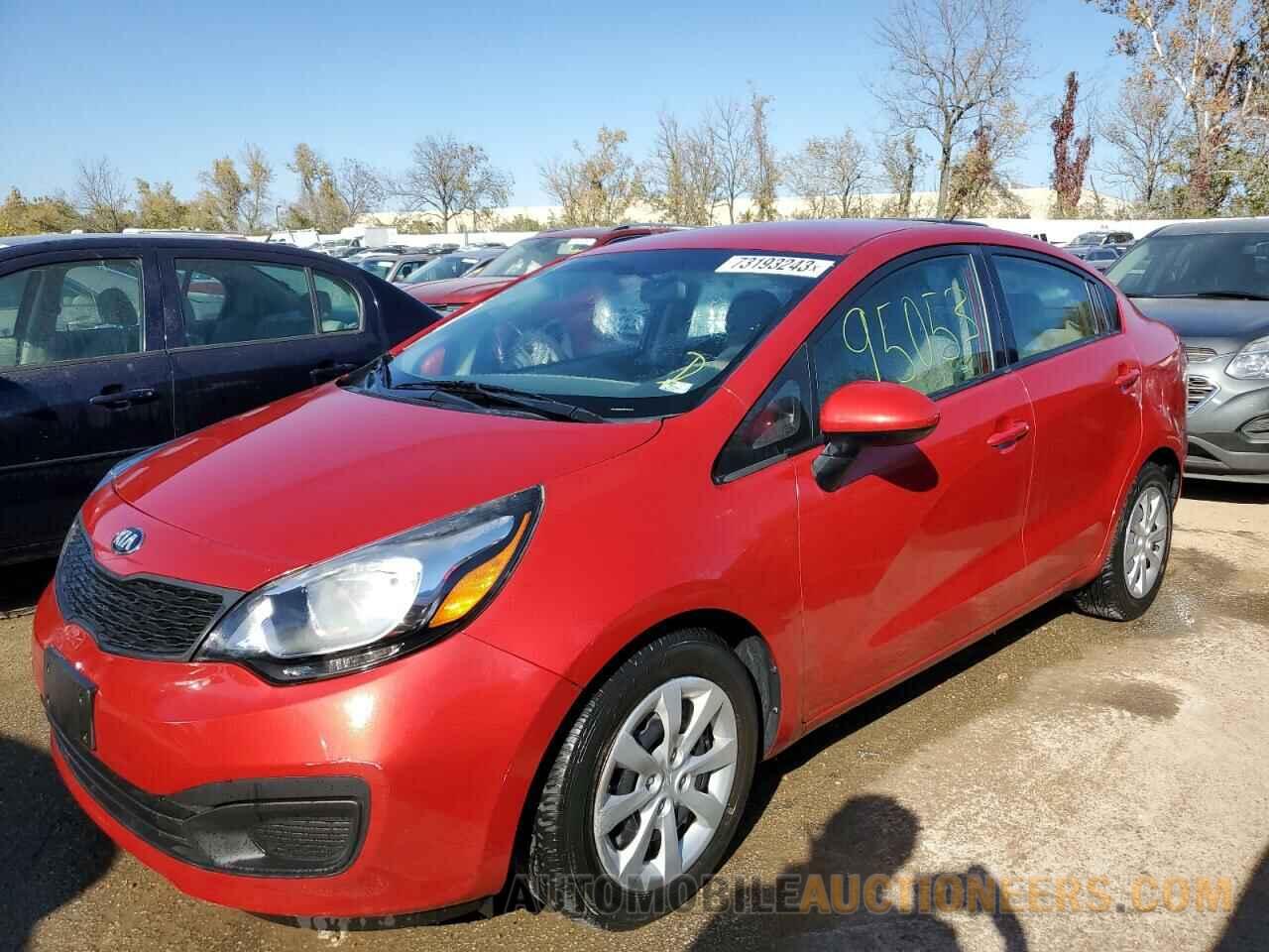 KNADM4A36E6352748 KIA RIO 2014