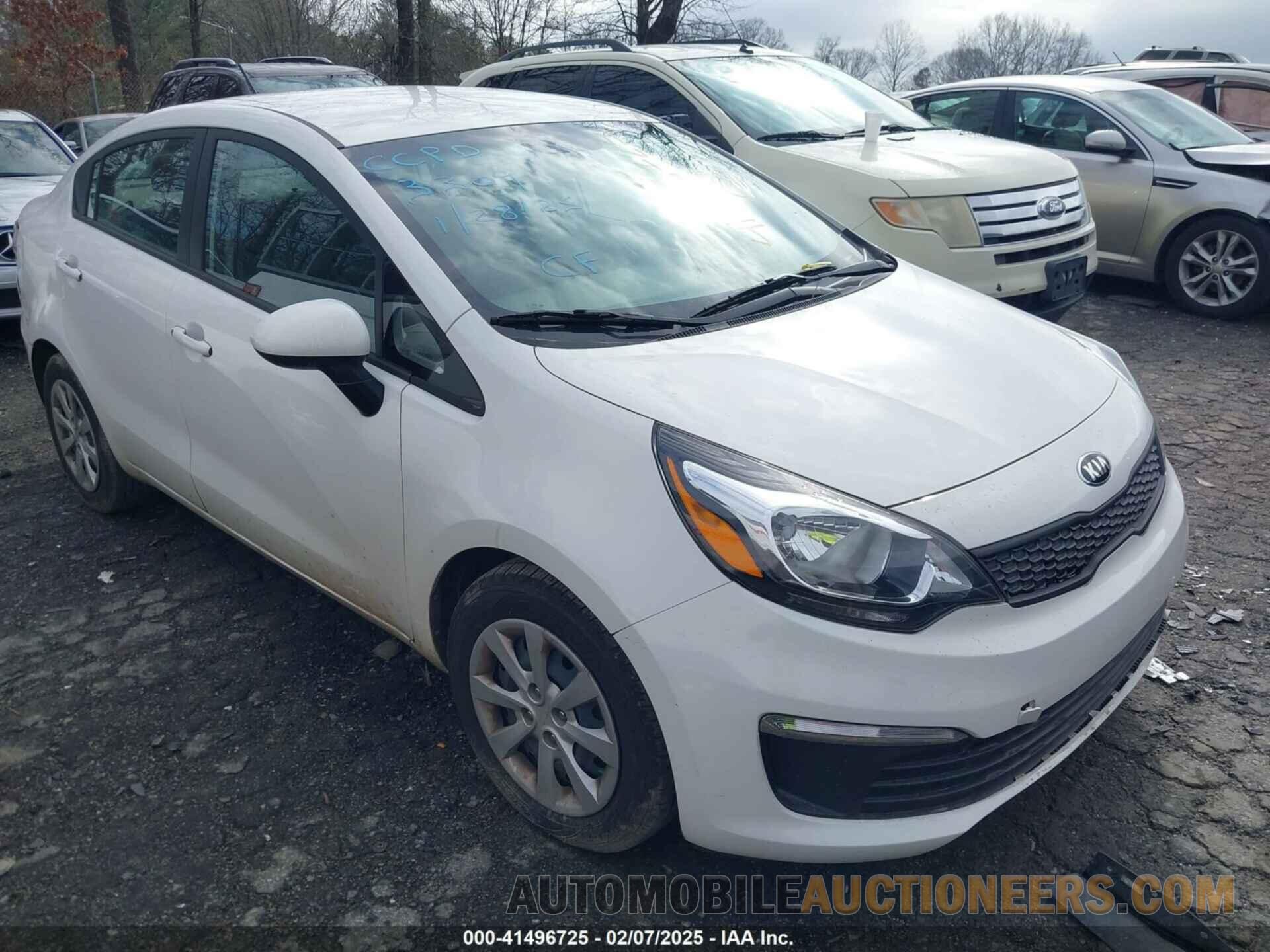 KNADM4A36G6623309 KIA RIO 2016