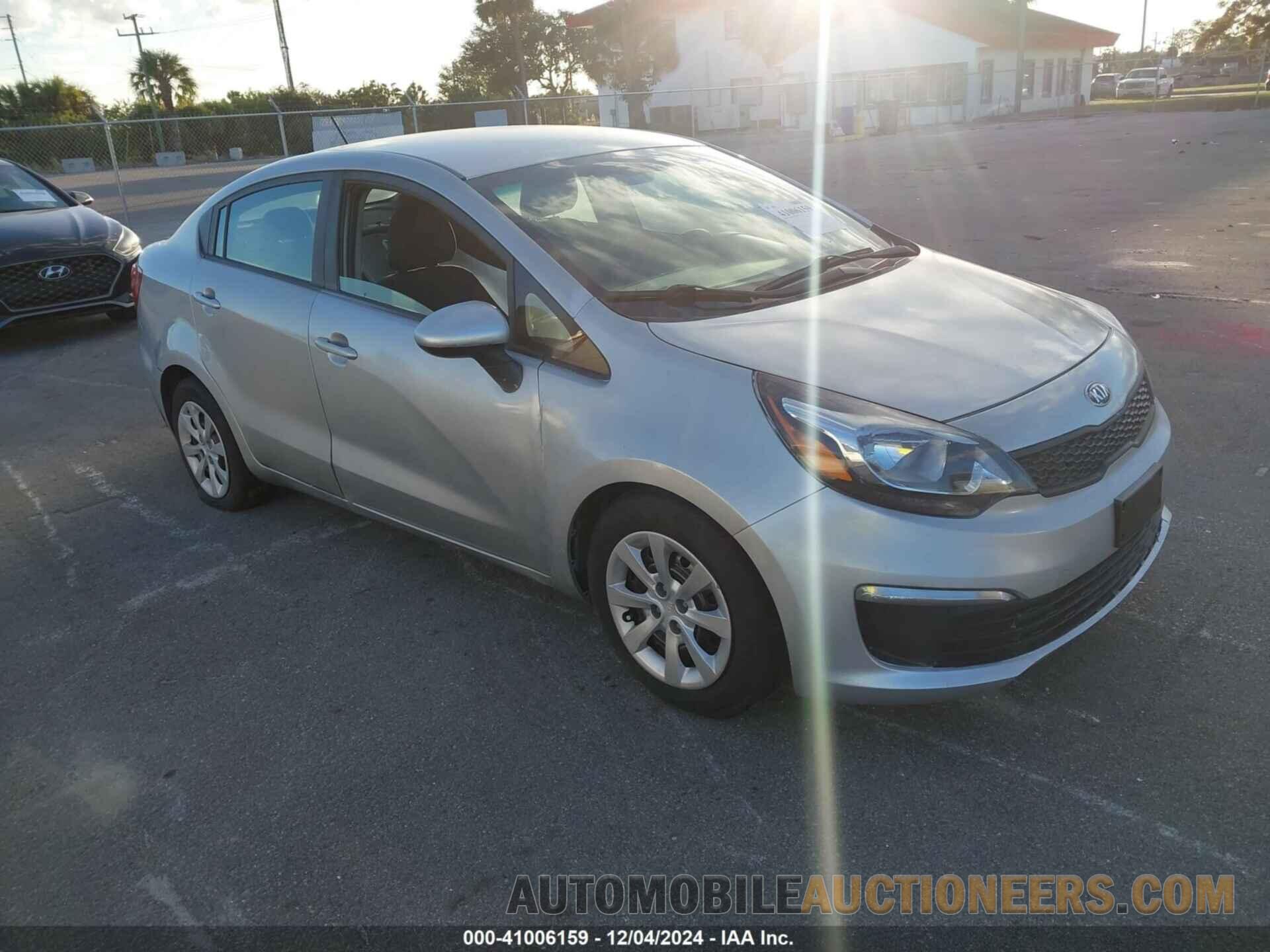 KNADM4A36G6688256 KIA RIO 2016