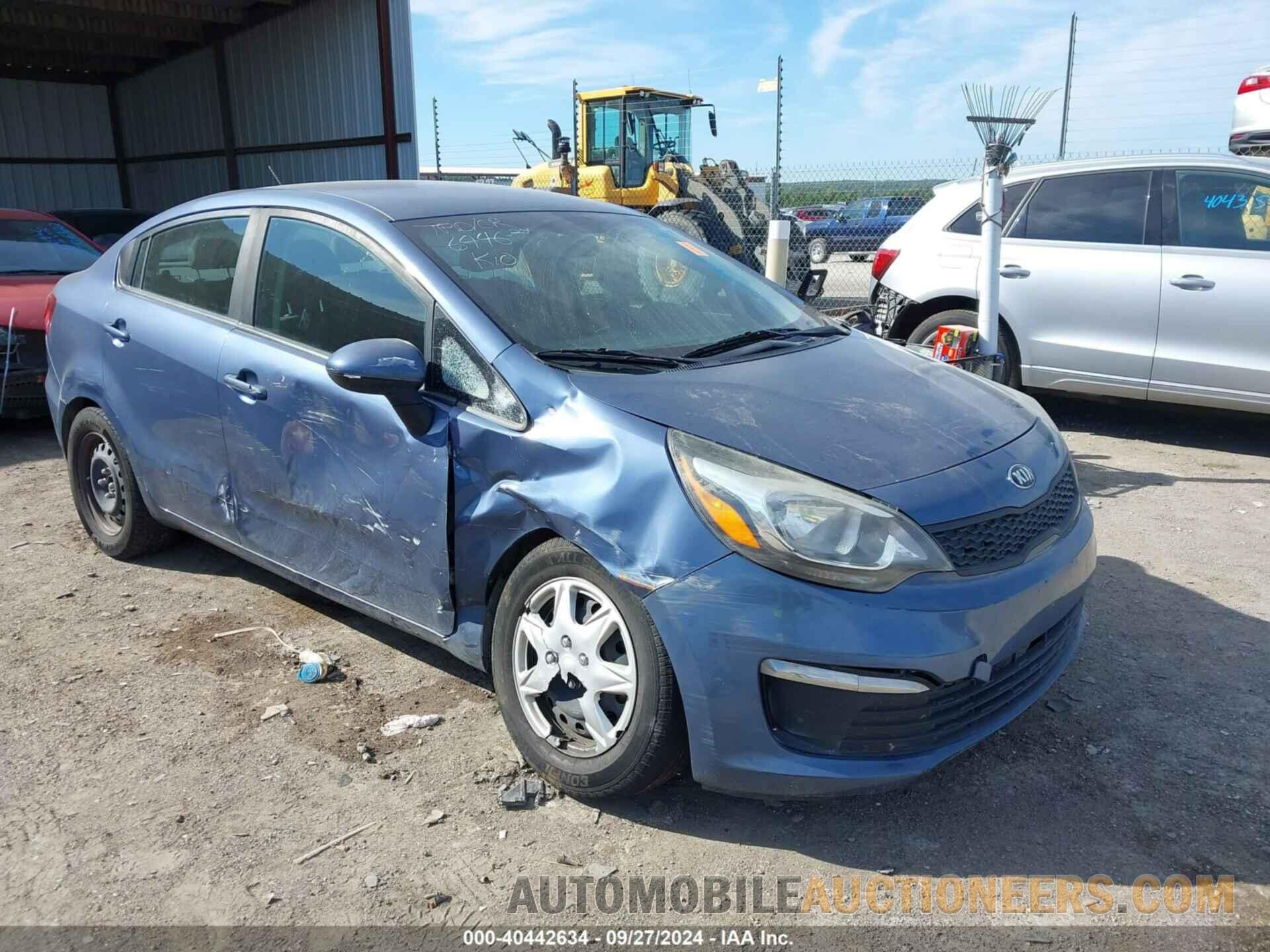 KNADM4A36G6696471 KIA RIO 2016