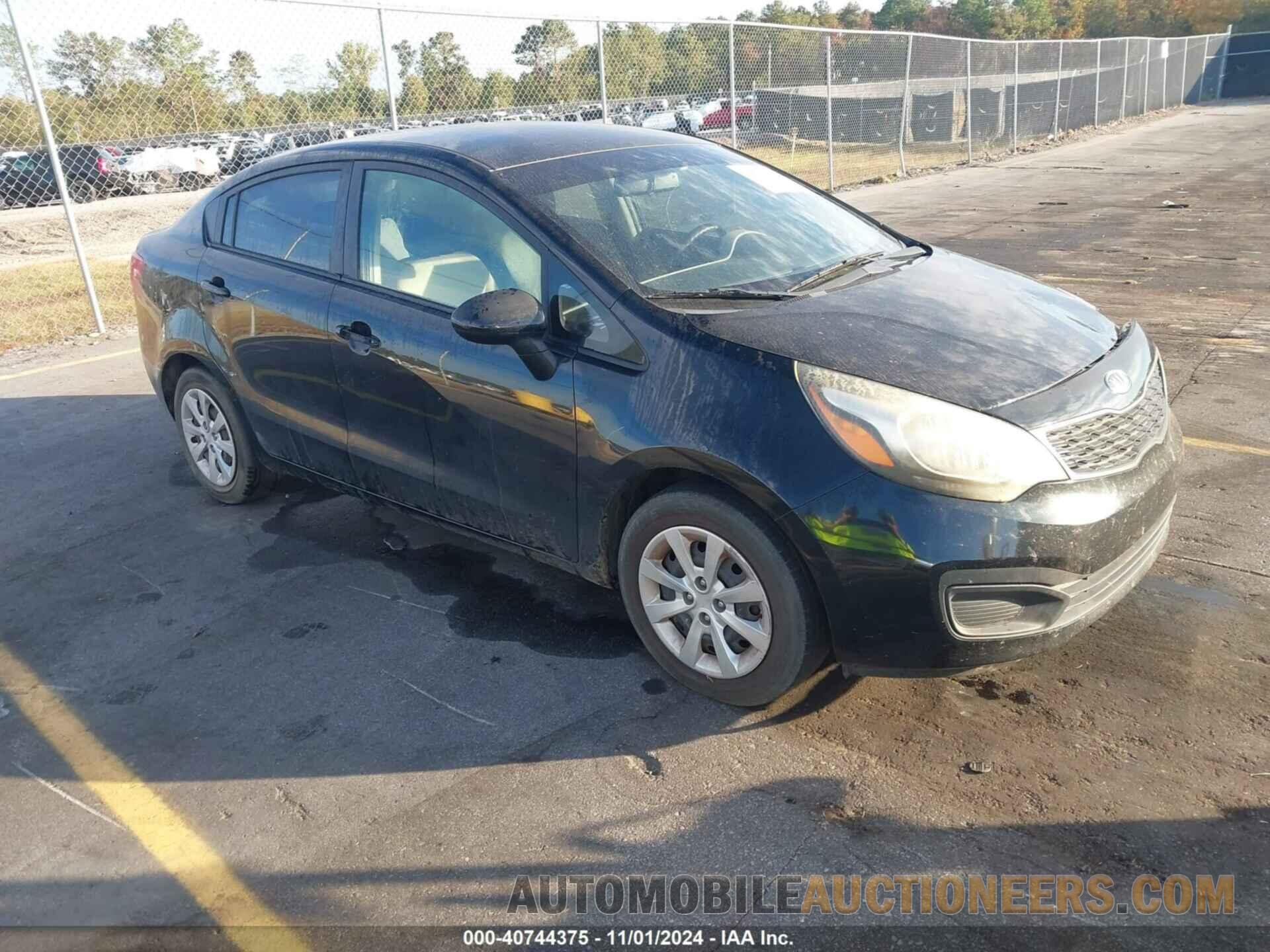 KNADM4A37C6091742 KIA RIO 2012