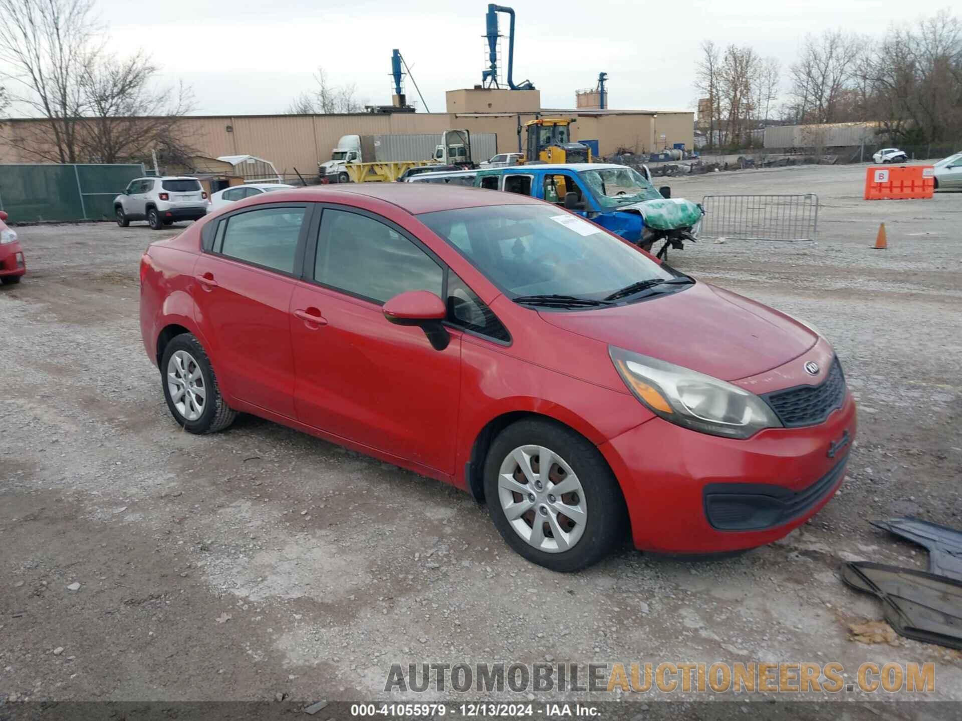 KNADM4A37E6327597 KIA RIO 2014