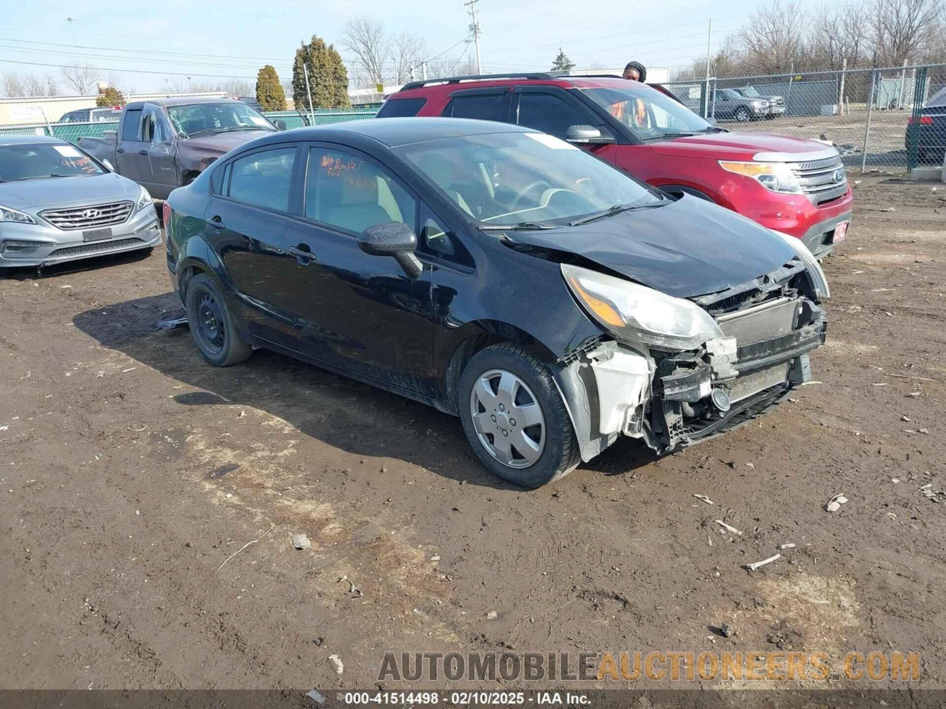 KNADM4A38C6072312 KIA RIO 2012