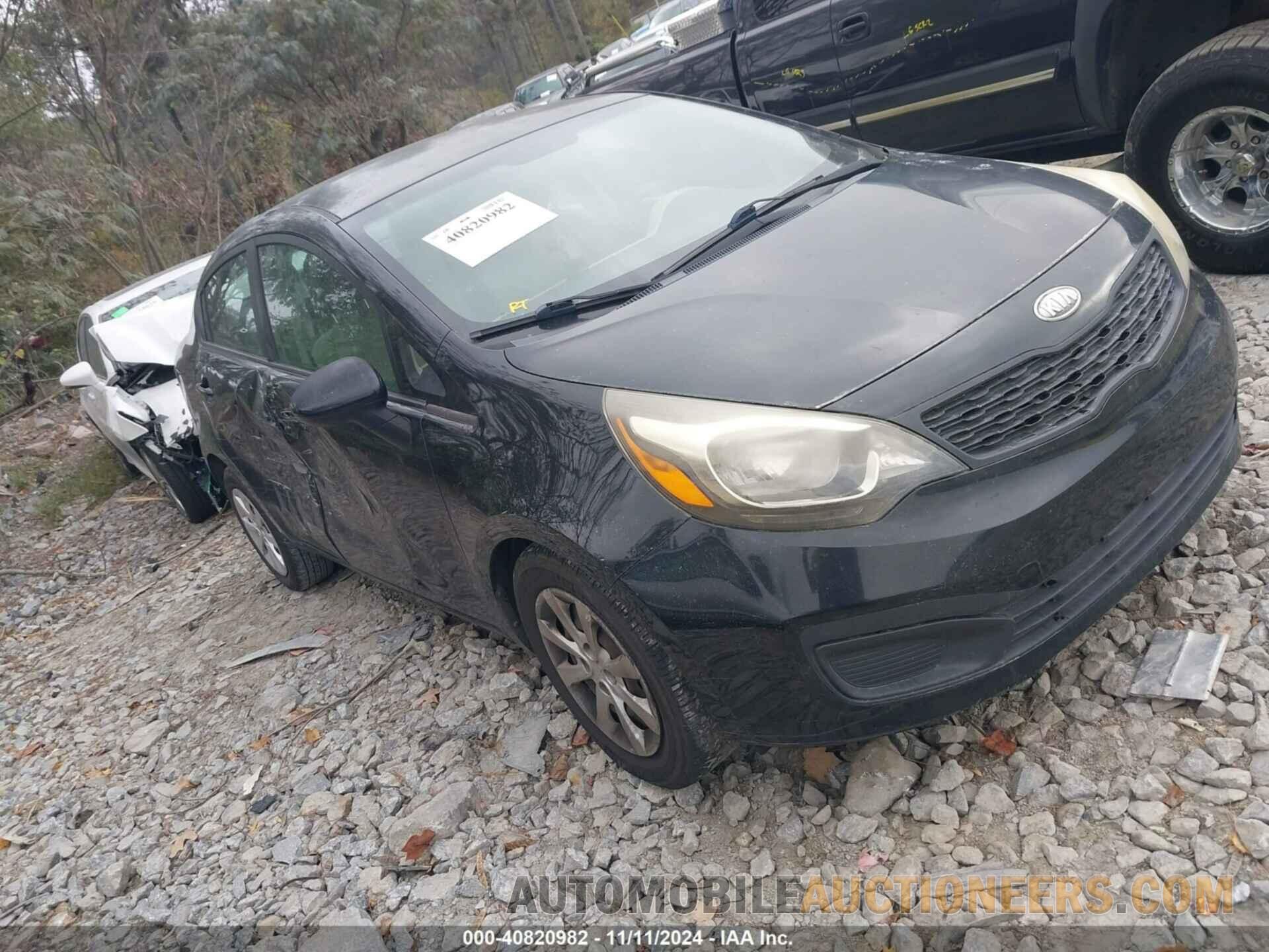 KNADM4A38C6076439 KIA RIO 2012