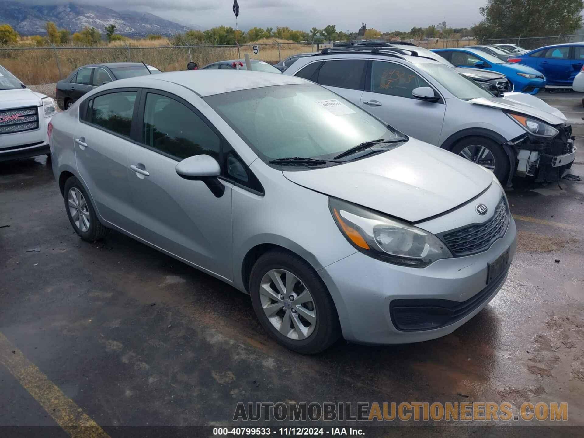 KNADM4A38D6146801 KIA RIO 2013