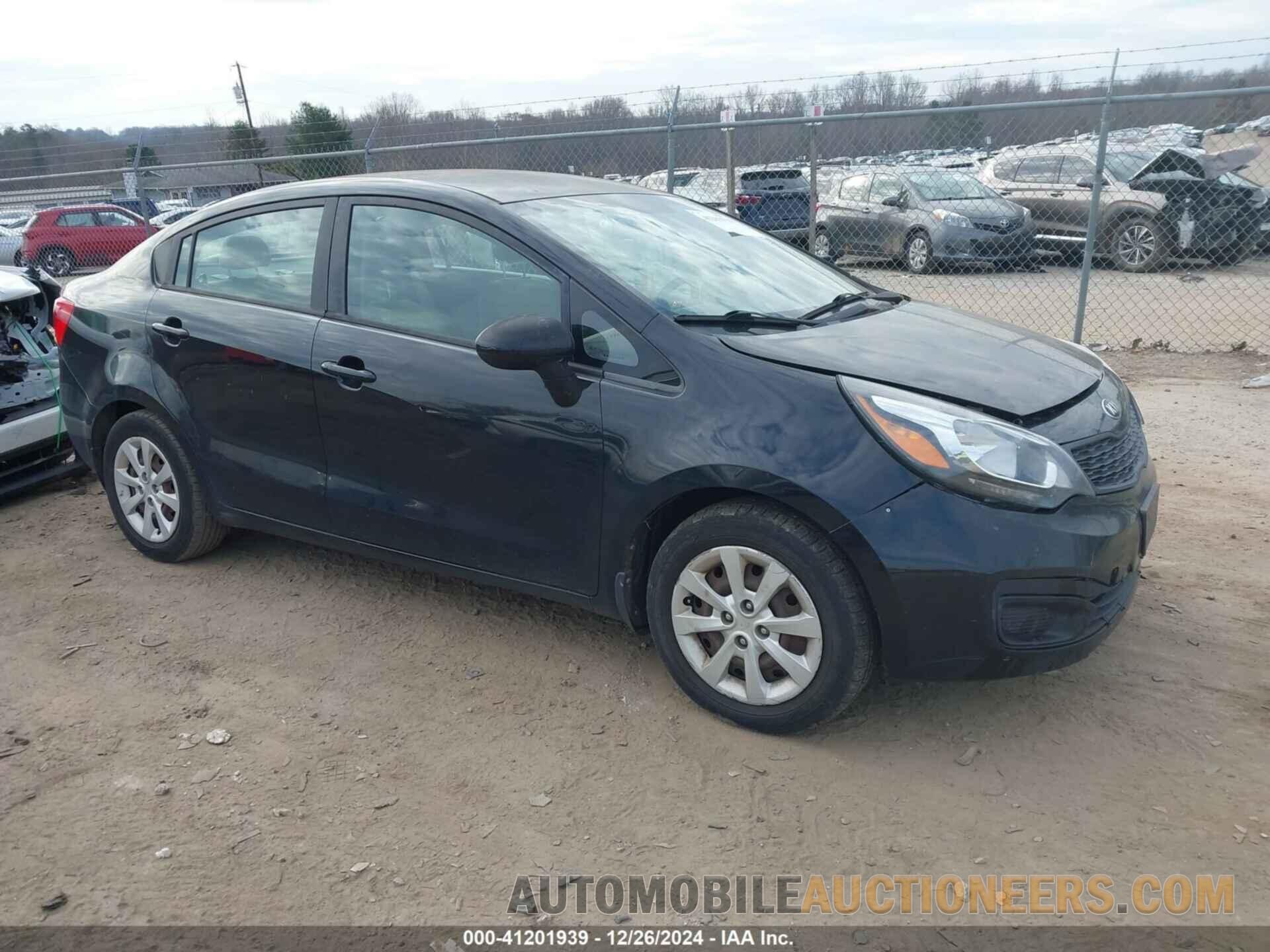 KNADM4A38D6278442 KIA RIO 2013