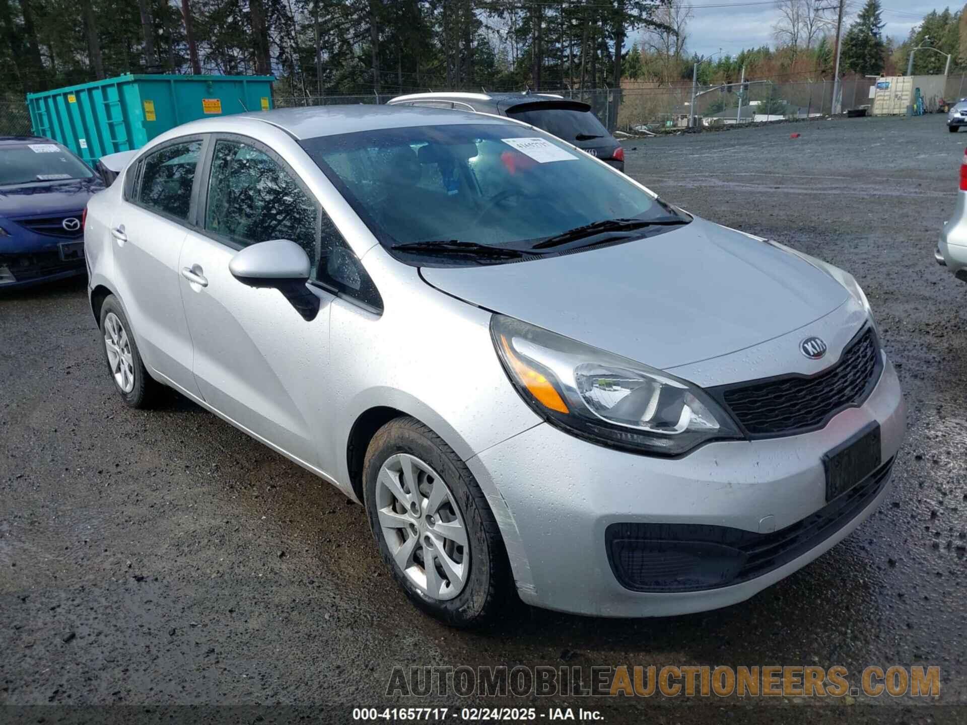 KNADM4A38E6371284 KIA RIO 2014