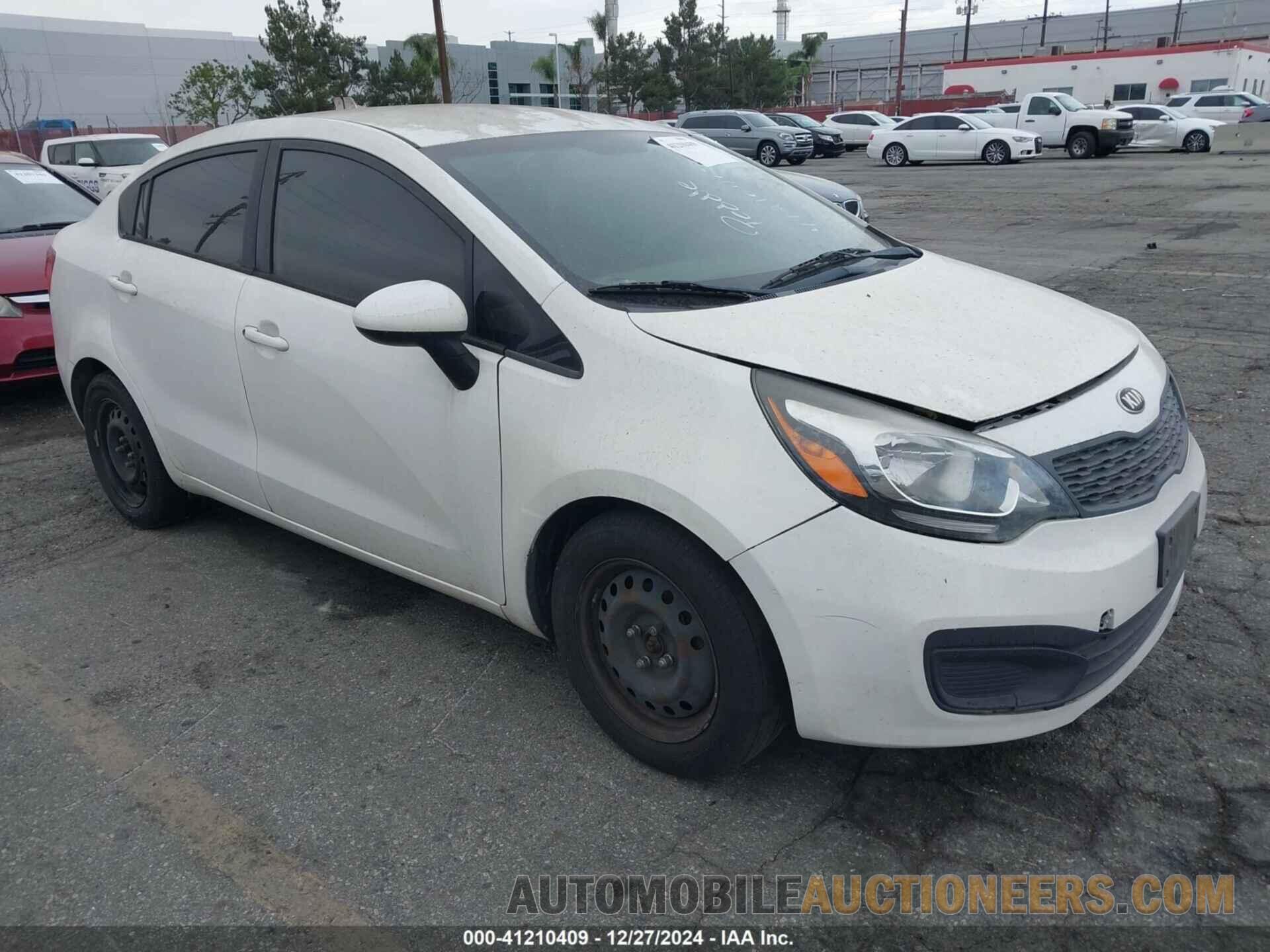 KNADM4A38E6382365 KIA RIO 2014