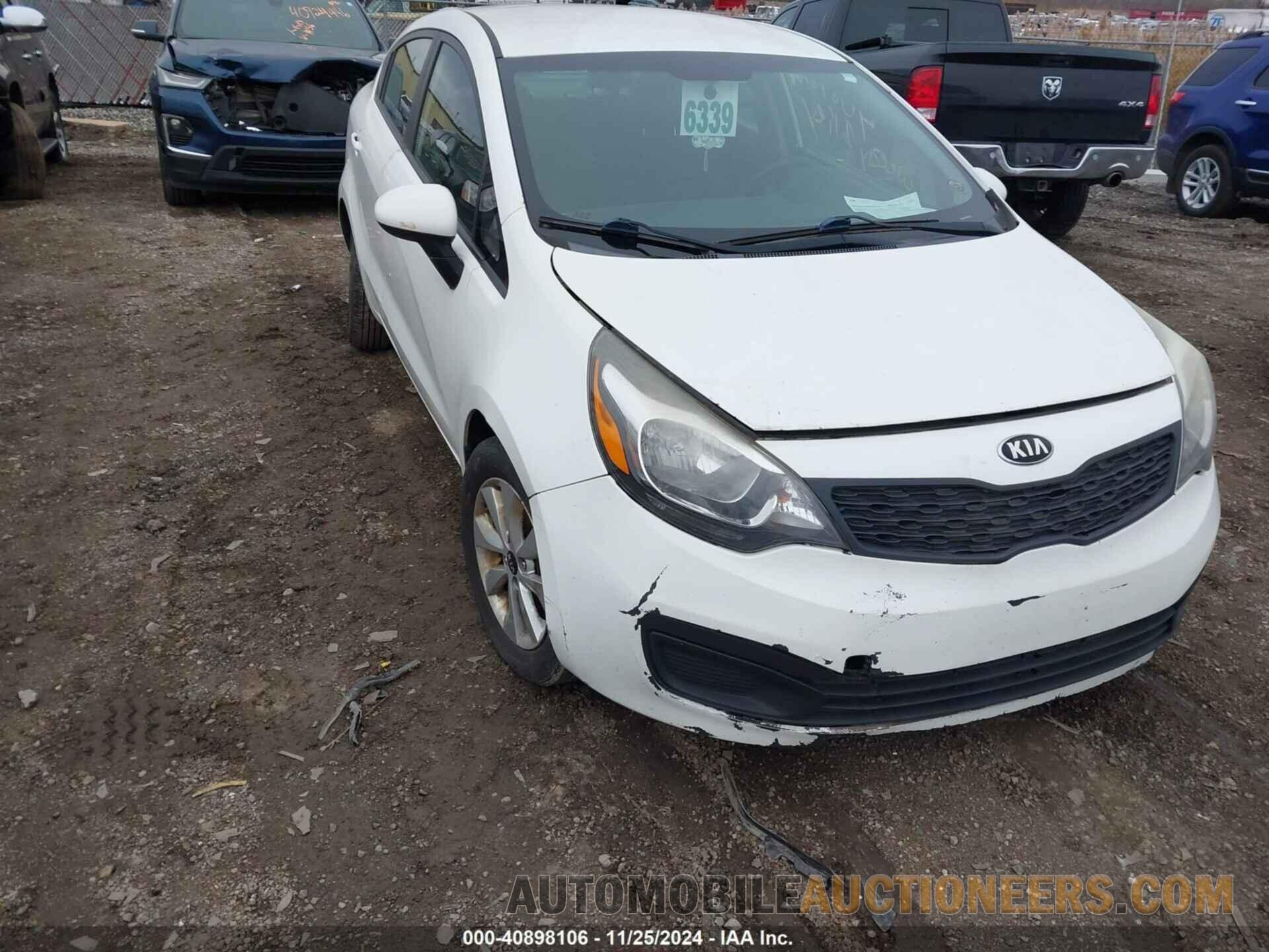 KNADM4A3XD6301414 KIA RIO 2013