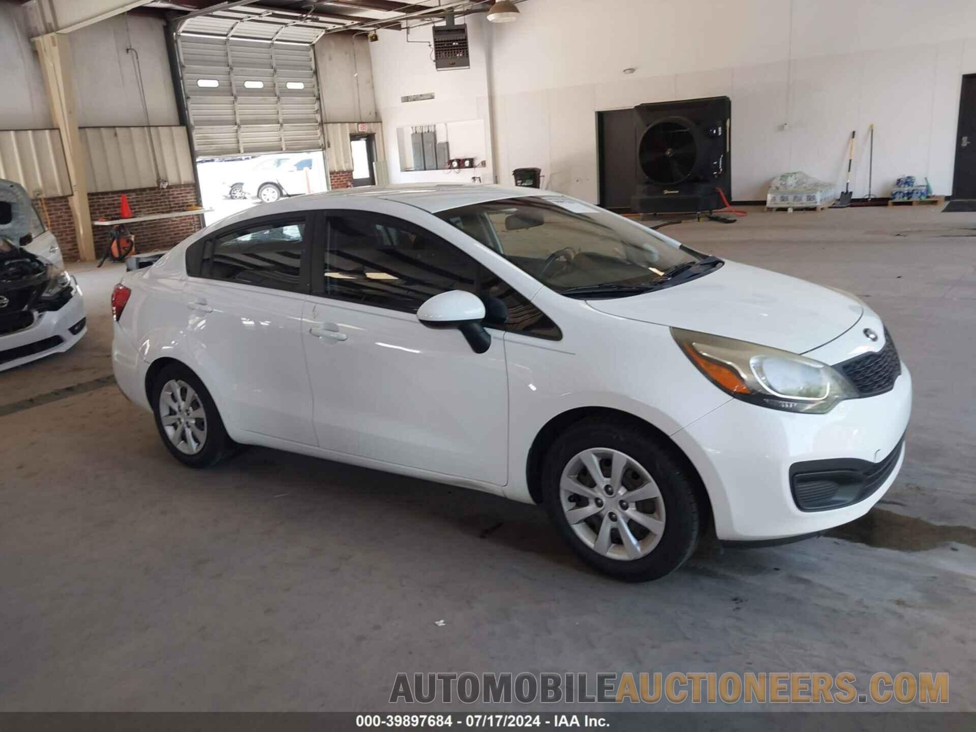 KNADM4A3XE6395294 KIA RIO 2014