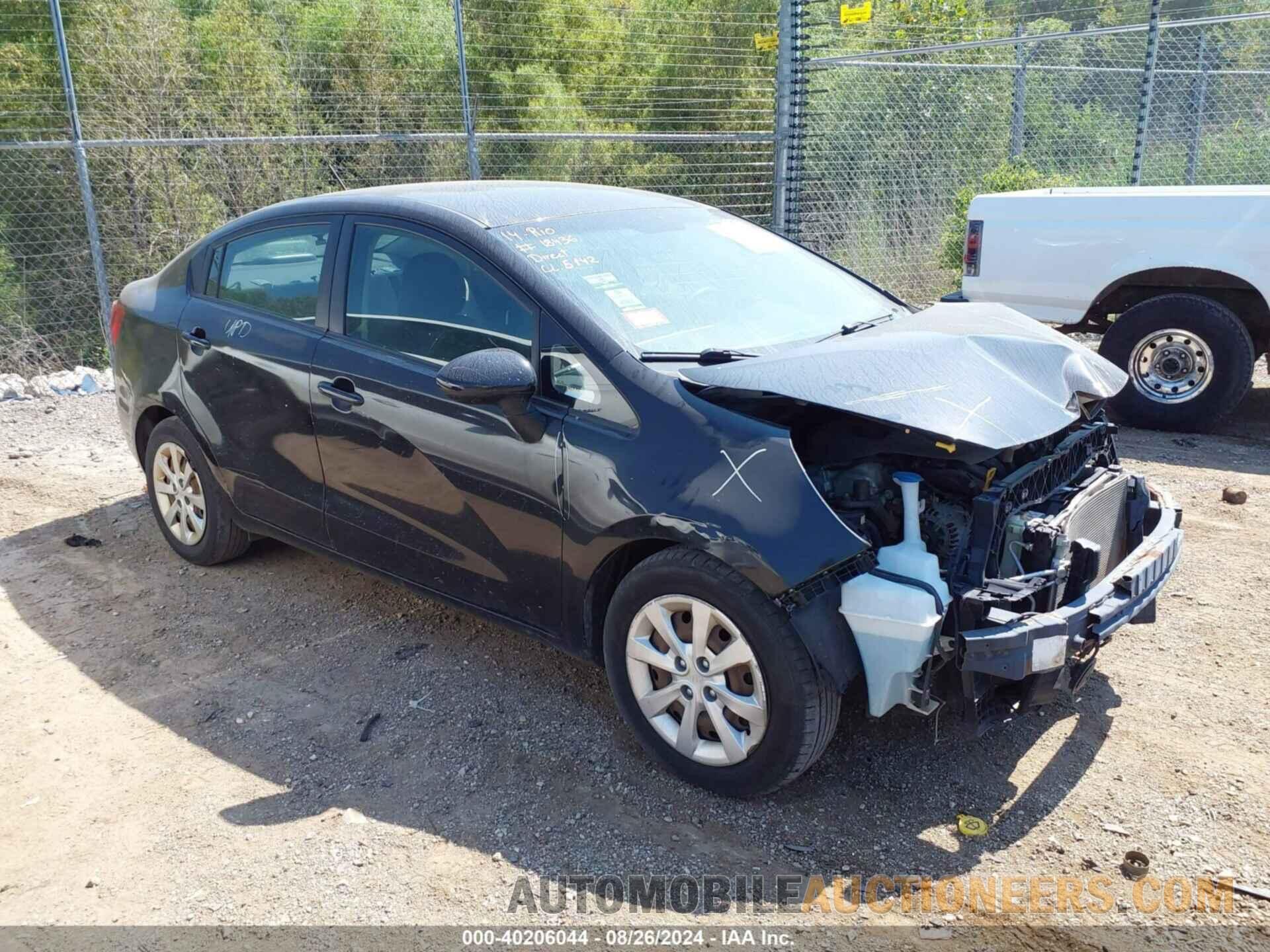 KNADM4A3XE6398678 KIA RIO 2014