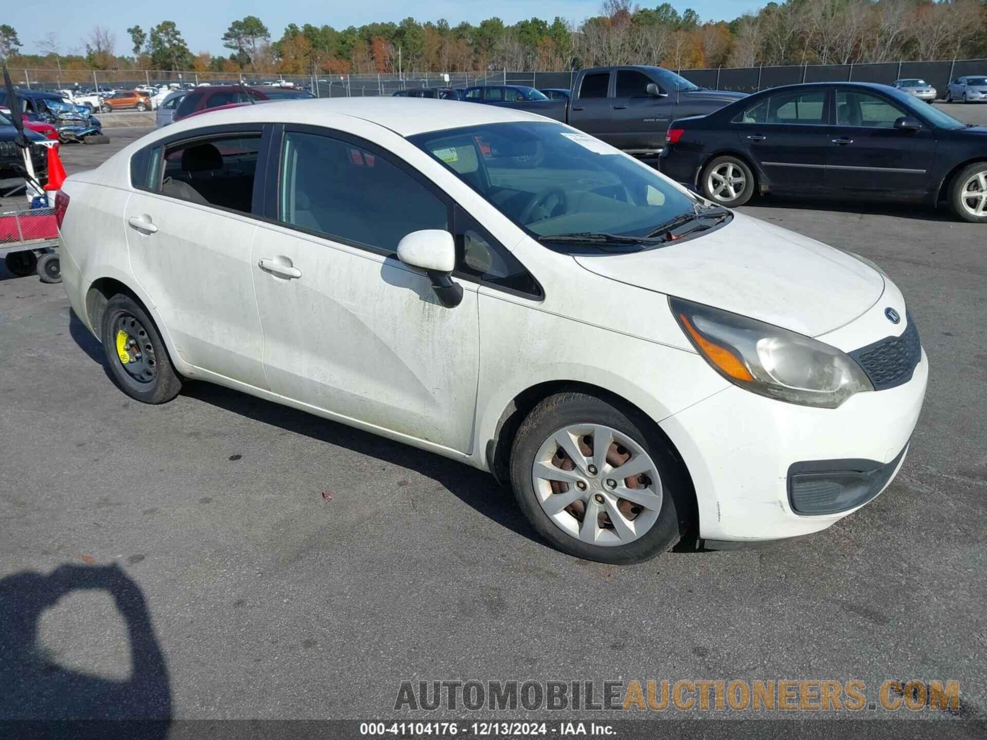 KNADM4A3XE6414572 KIA RIO 2014