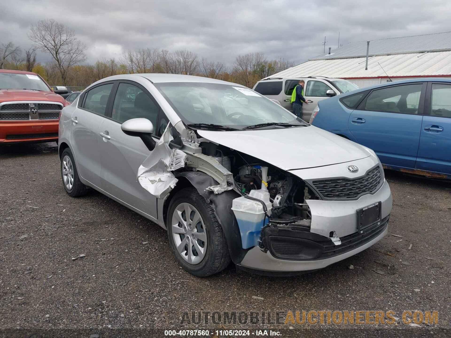 KNADM4A3XE6417858 KIA RIO 2014