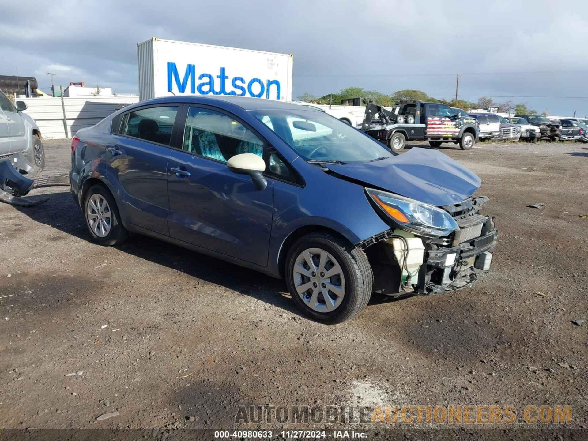 KNADM4A3XG6634362 KIA RIO 2016