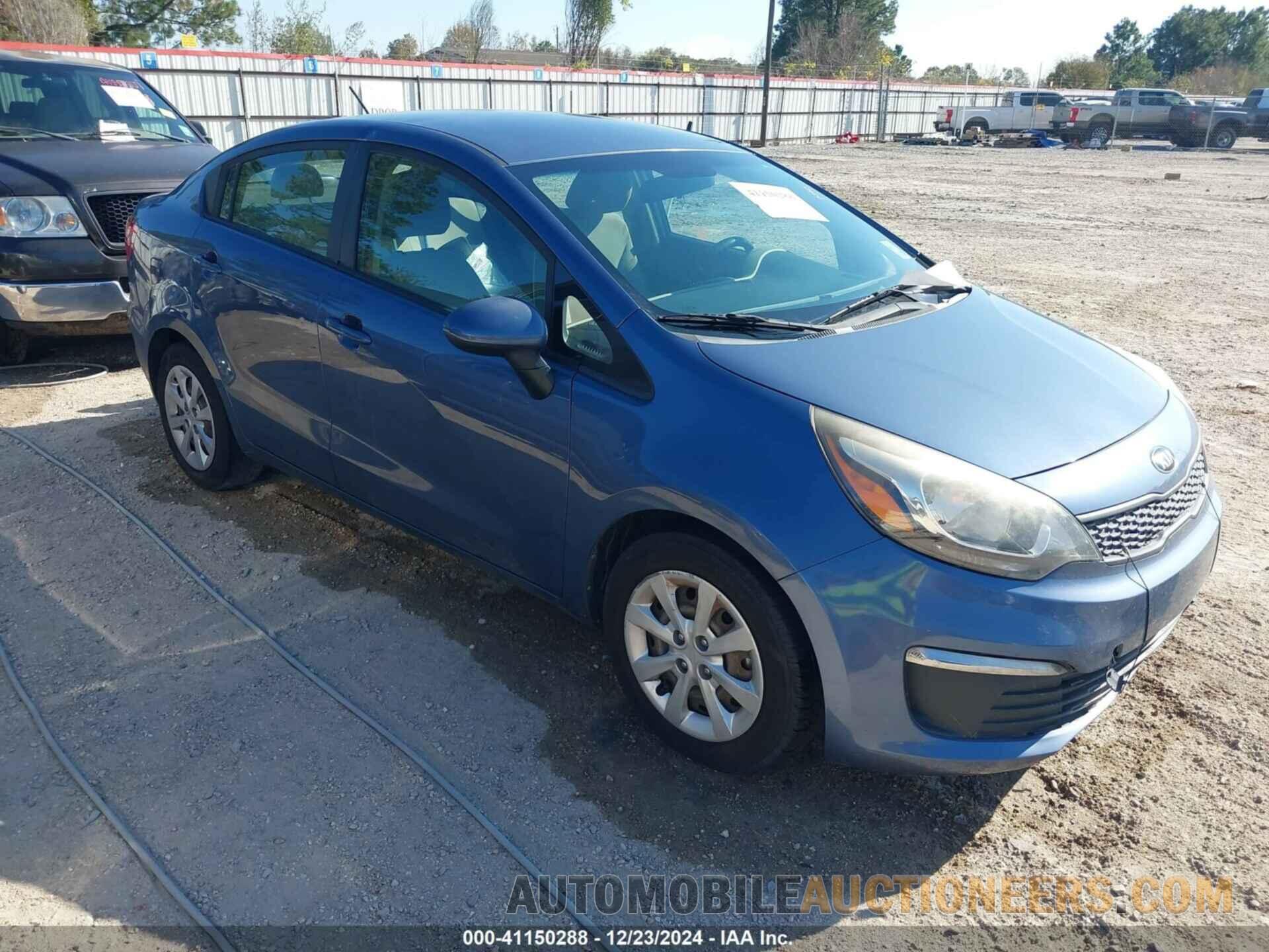 KNADM4A3XG6662226 KIA RIO 2016