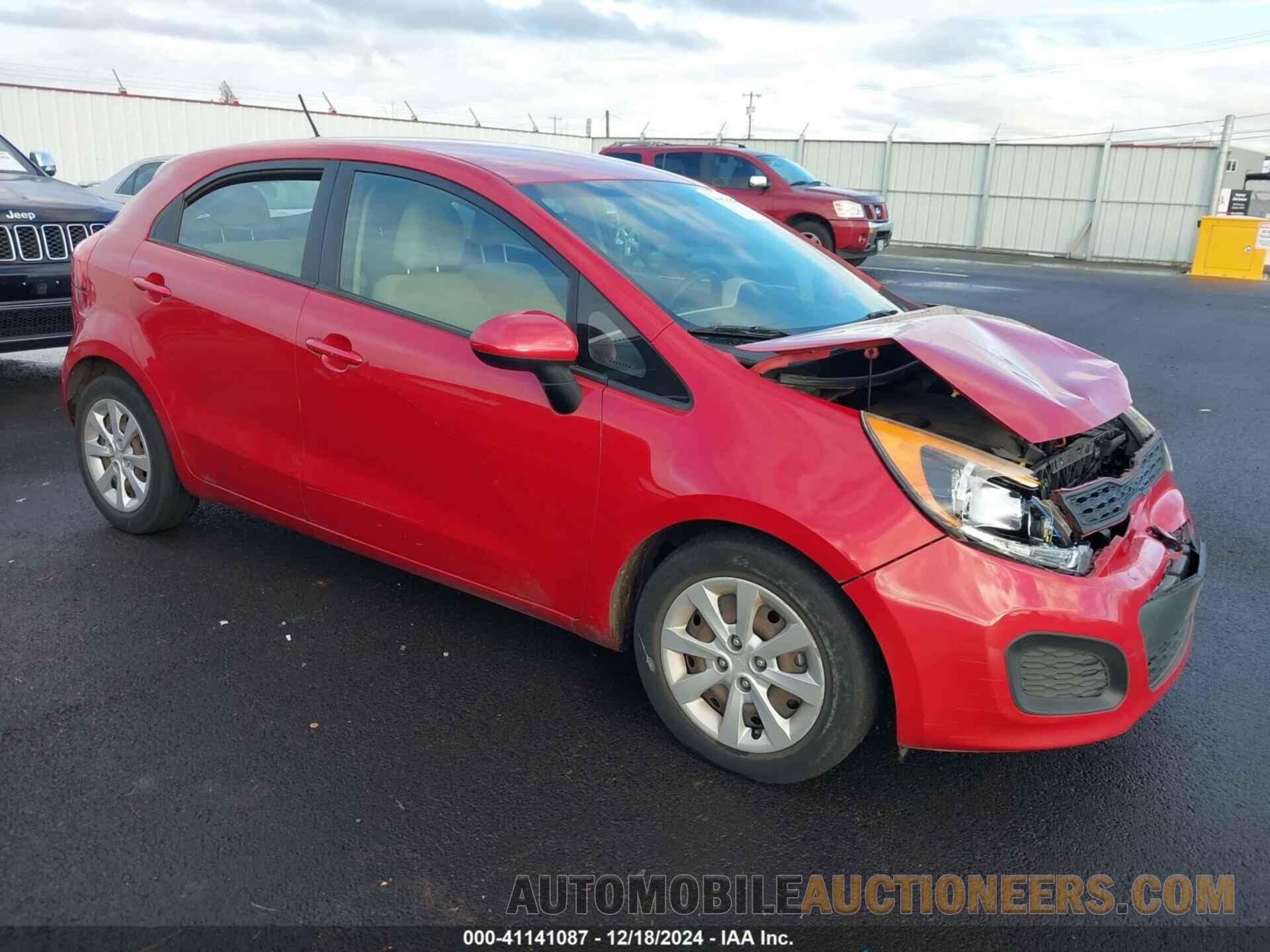 KNADM5A32D6309822 KIA RIO 2013