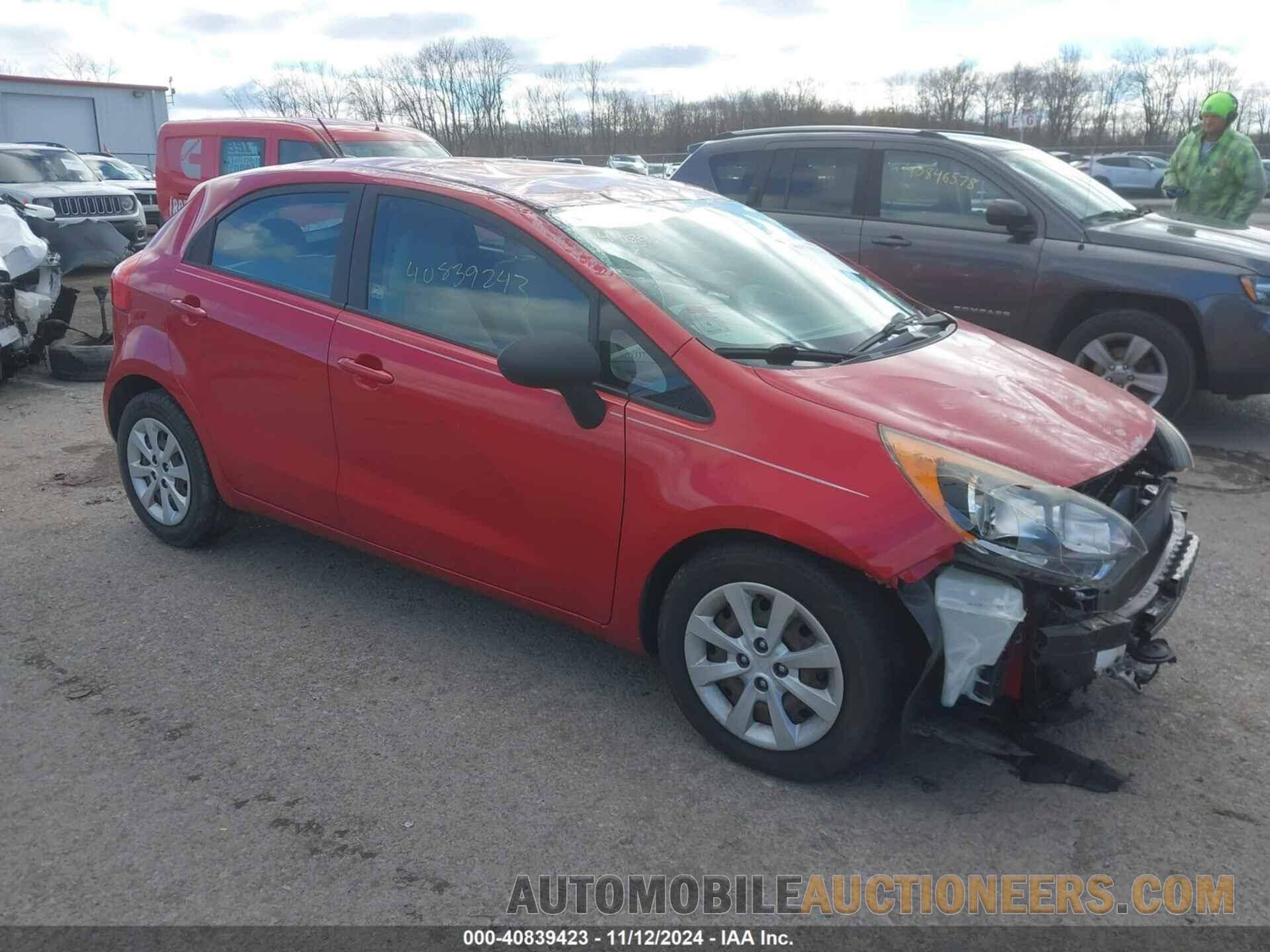 KNADM5A38D6172045 KIA RIO 2013