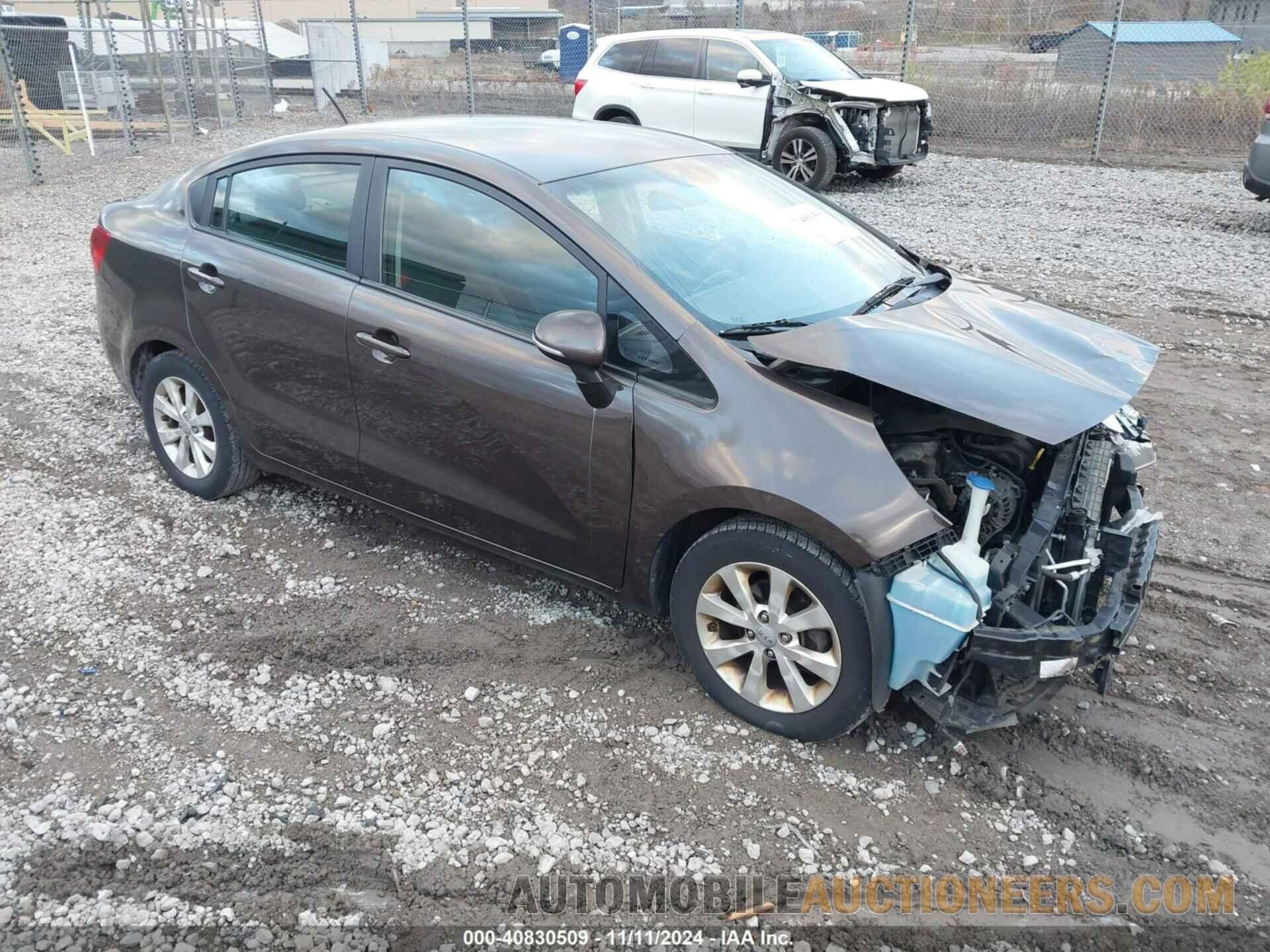 KNADN4A30C6050107 KIA RIO 2012