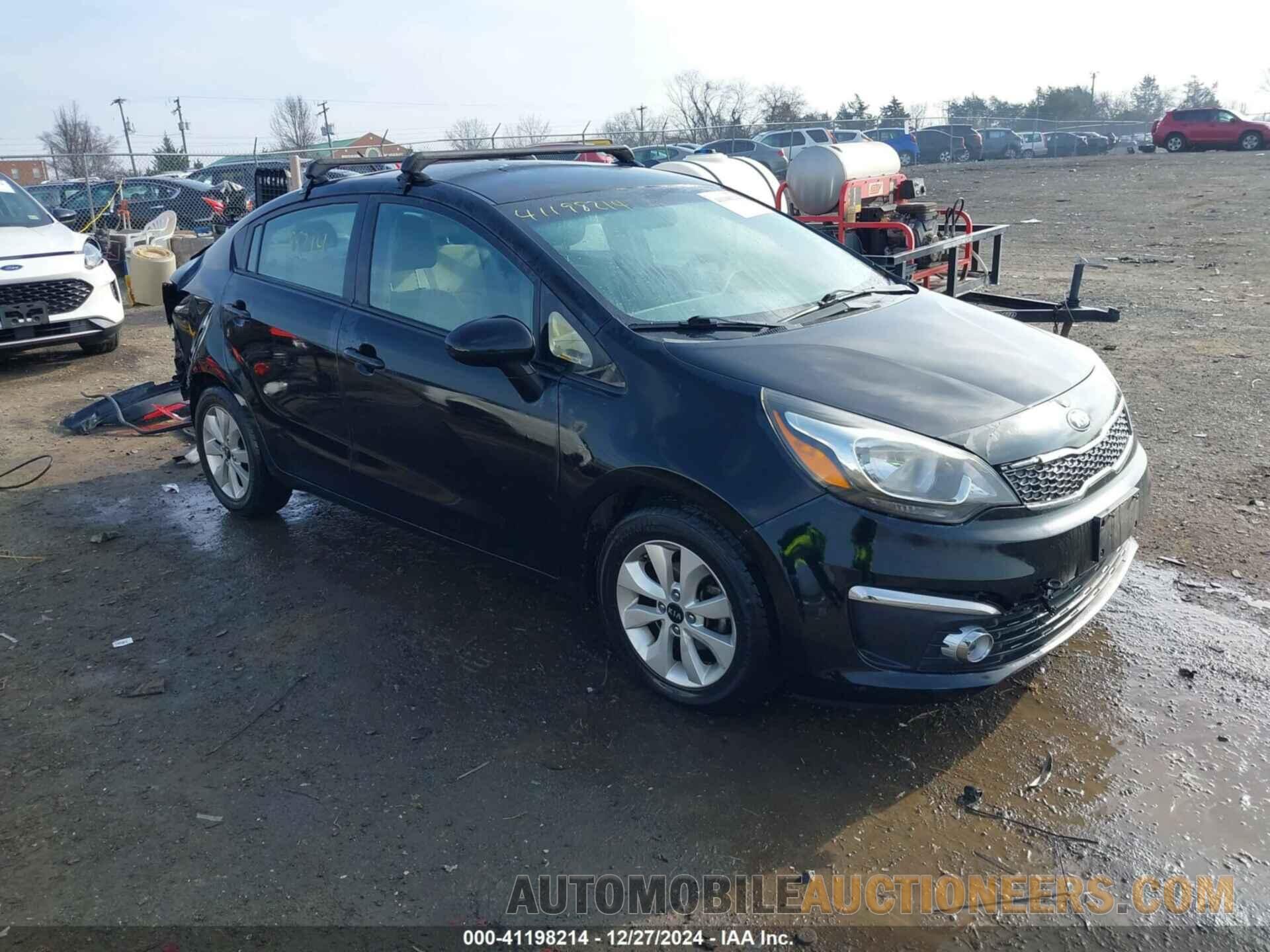 KNADN4A30G6645870 KIA RIO 2016