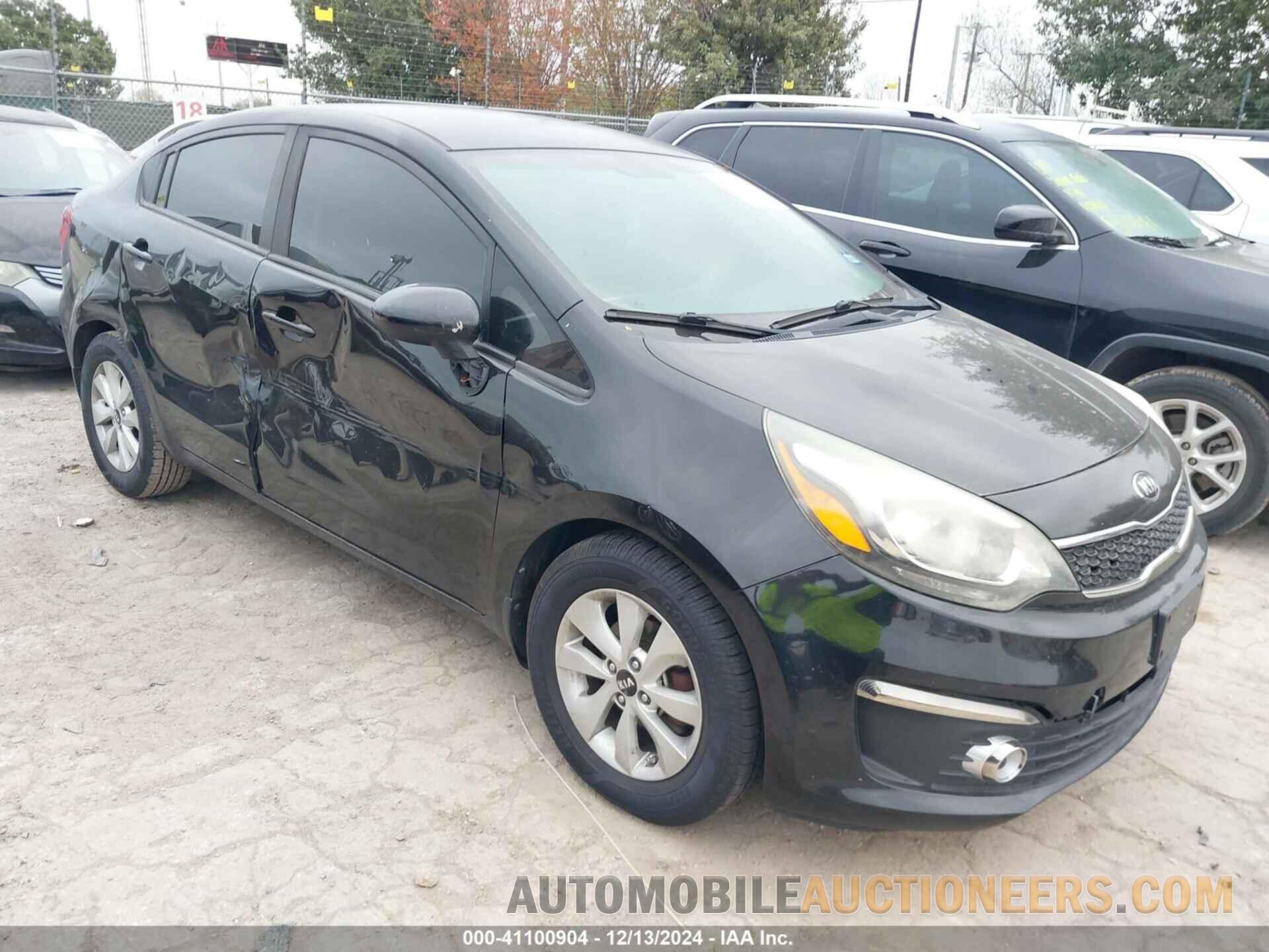 KNADN4A30G6665875 KIA RIO 2016