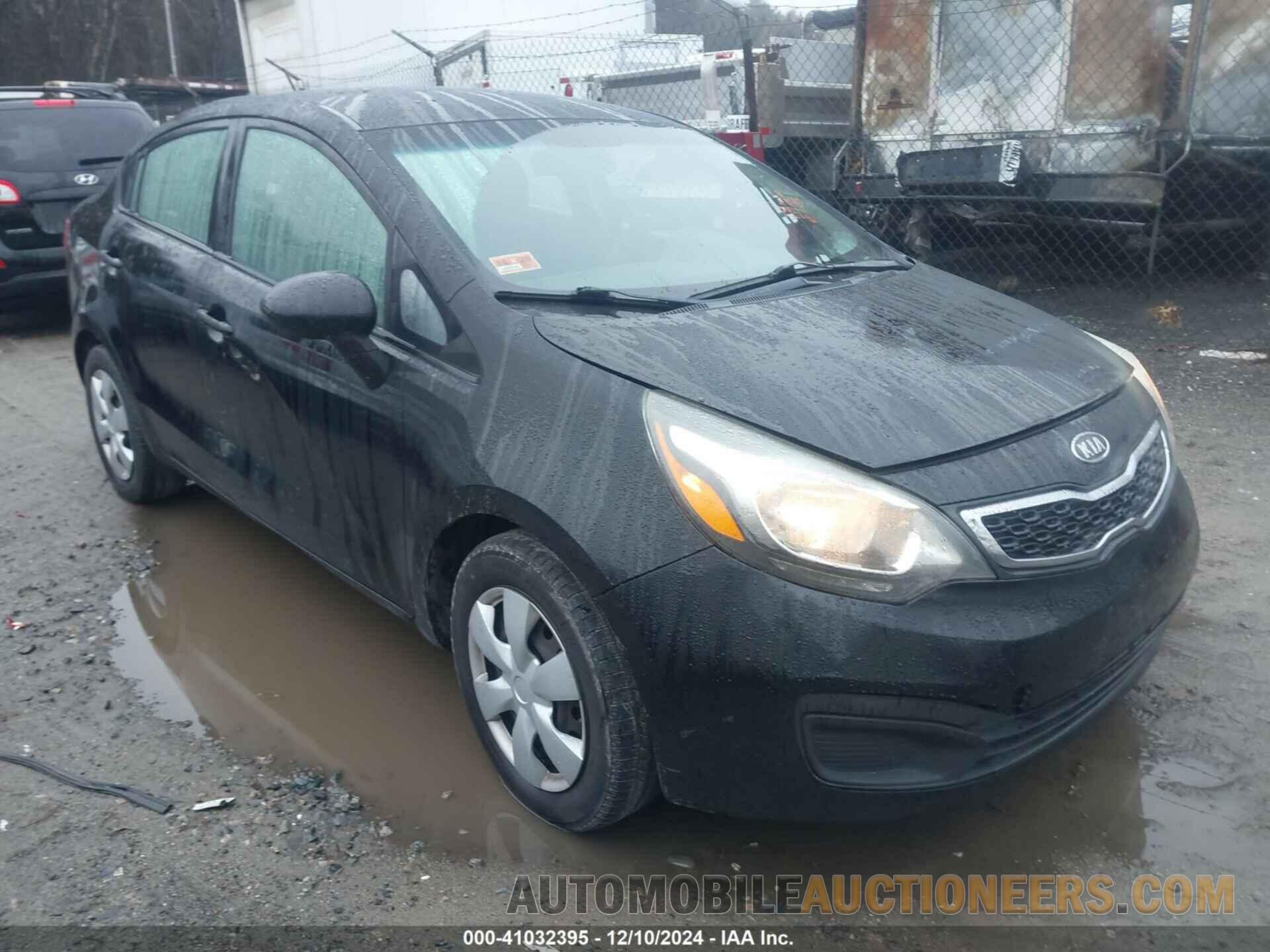 KNADN4A34C6095258 KIA RIO 2012