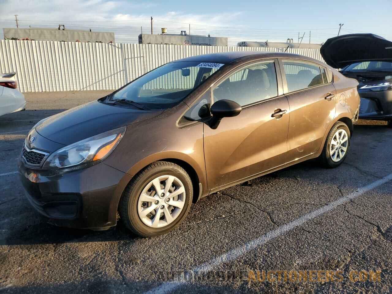 KNADN4A34D6216940 KIA RIO 2013