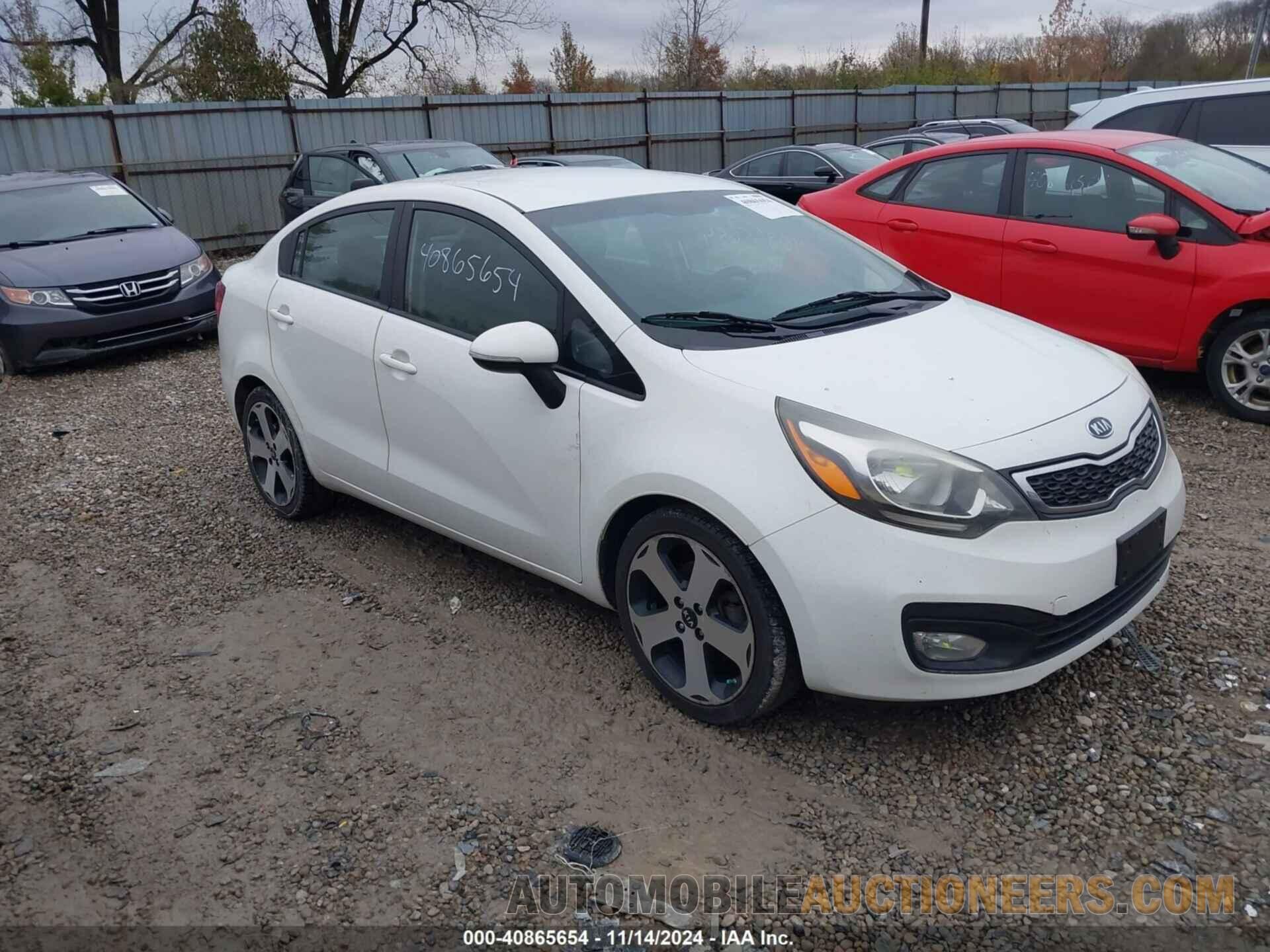 KNADN4A35C6063676 KIA RIO 2012