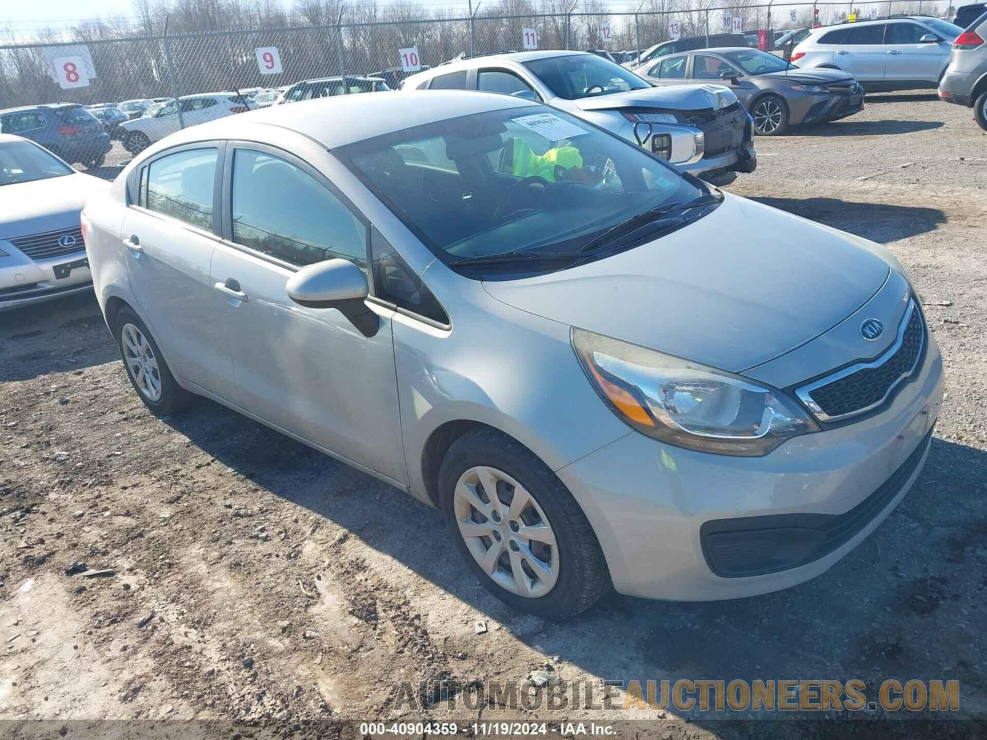 KNADN4A35D6102641 KIA RIO 2013