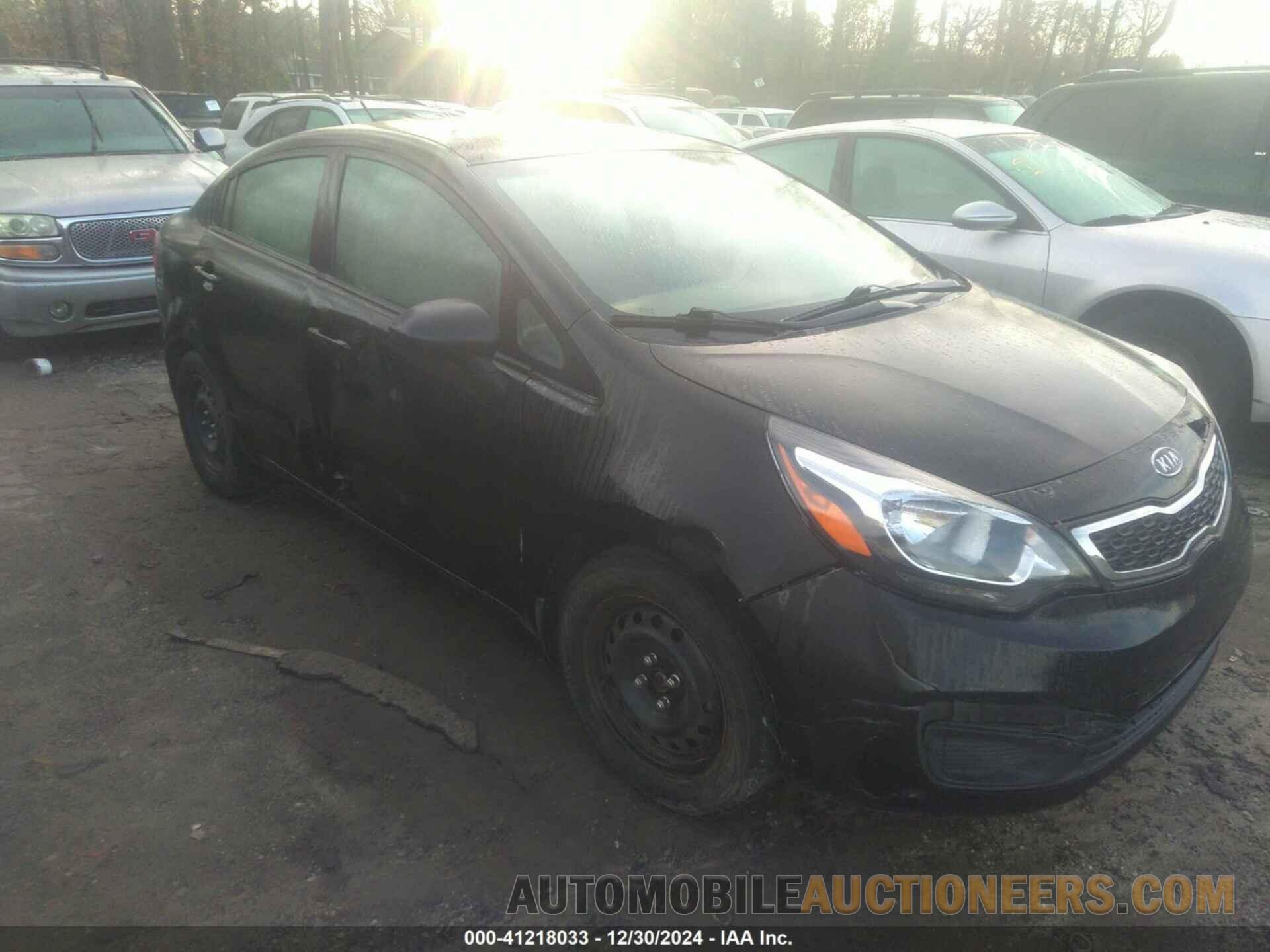 KNADN4A35D6131041 KIA RIO 2013