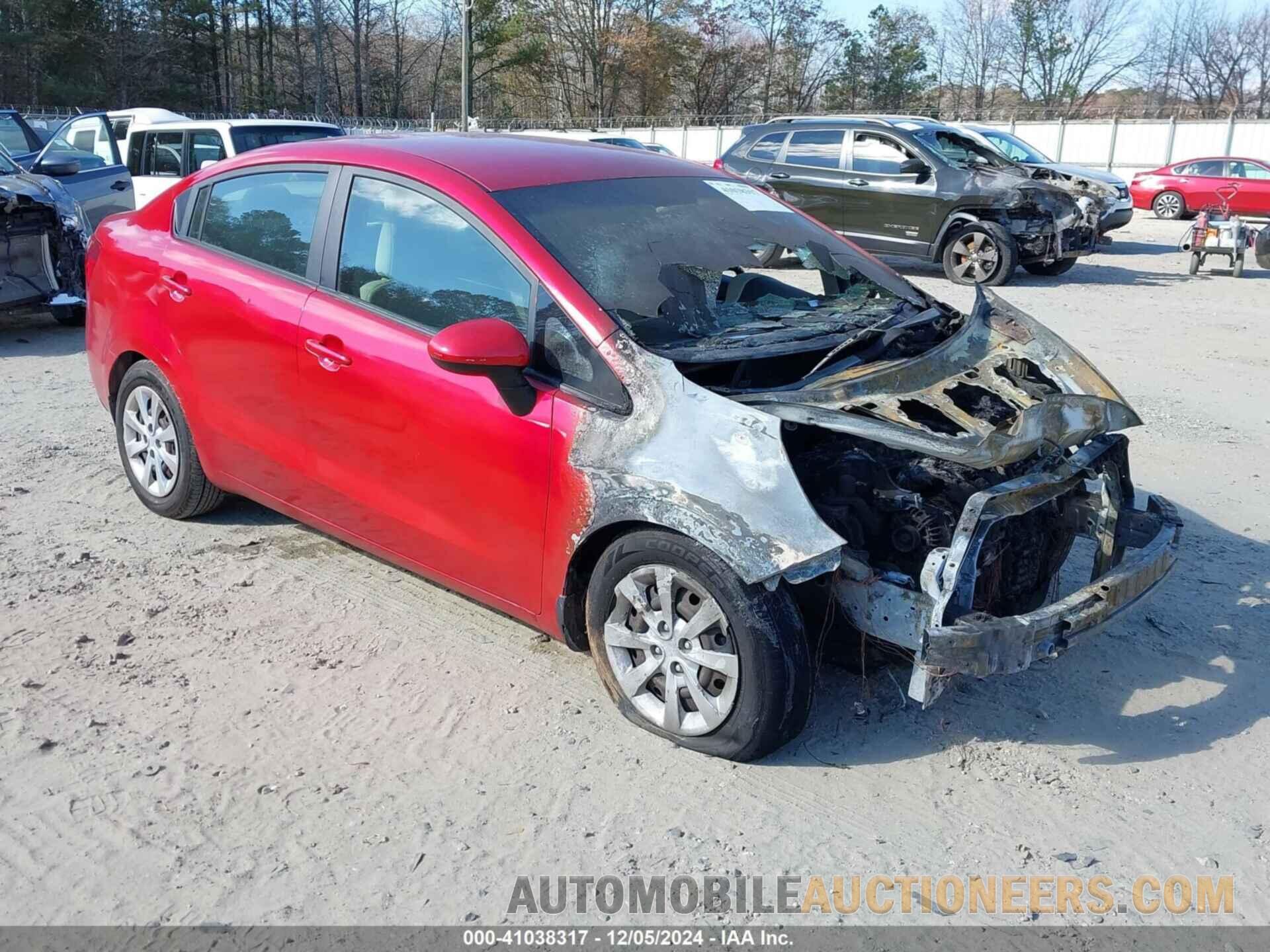 KNADN4A35D6303827 KIA RIO 2013