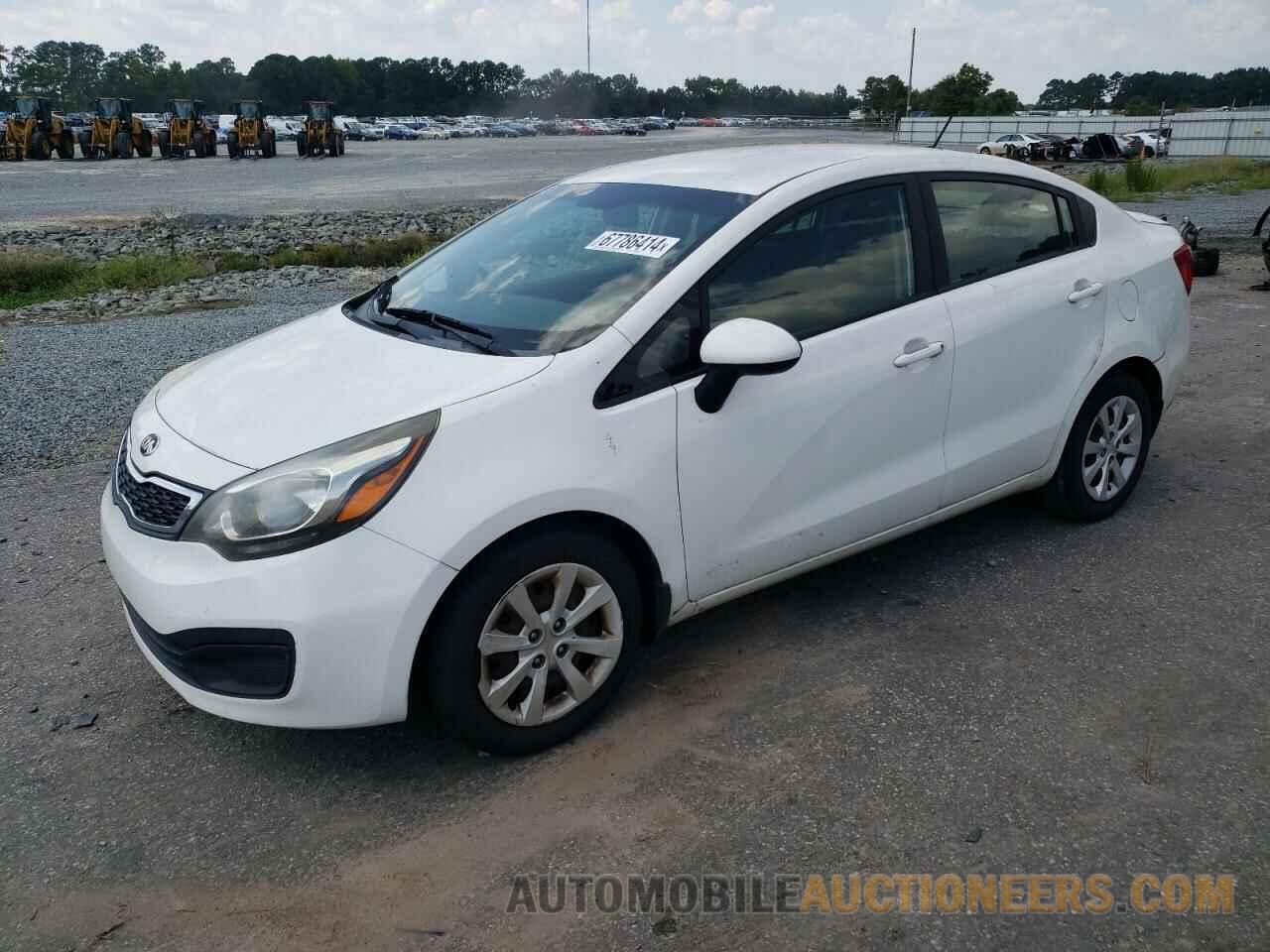 KNADN4A39D6224175 KIA RIO 2013