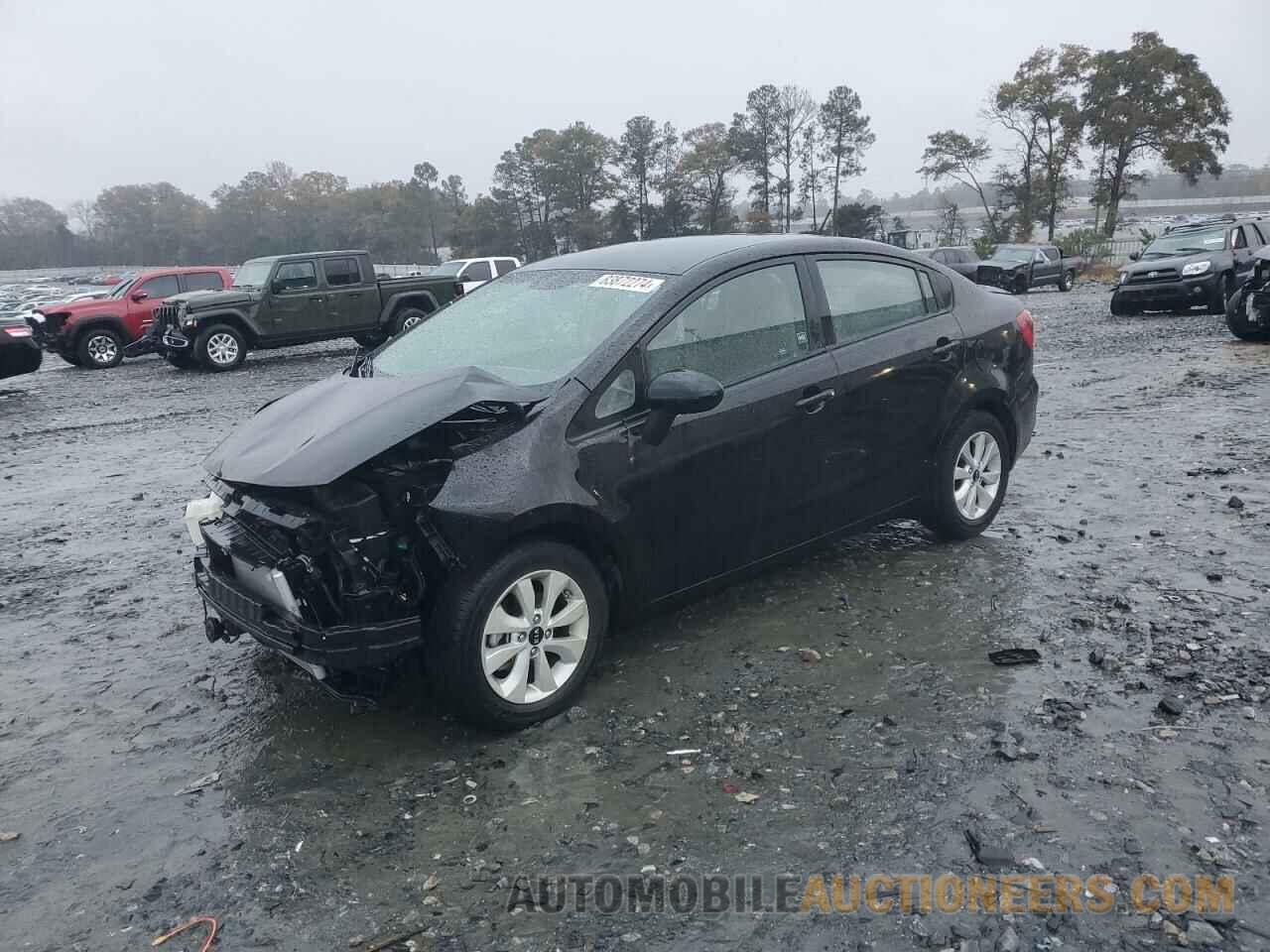 KNADN4A3XG6569820 KIA RIO 2016