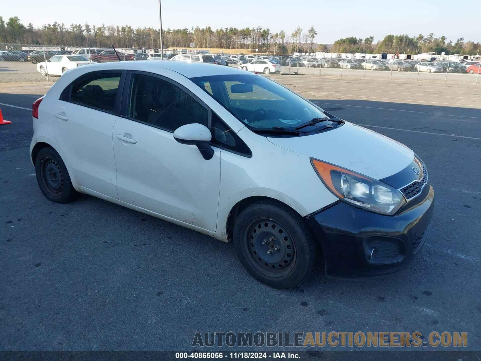 KNADN5A34D6180026 KIA RIO 2013