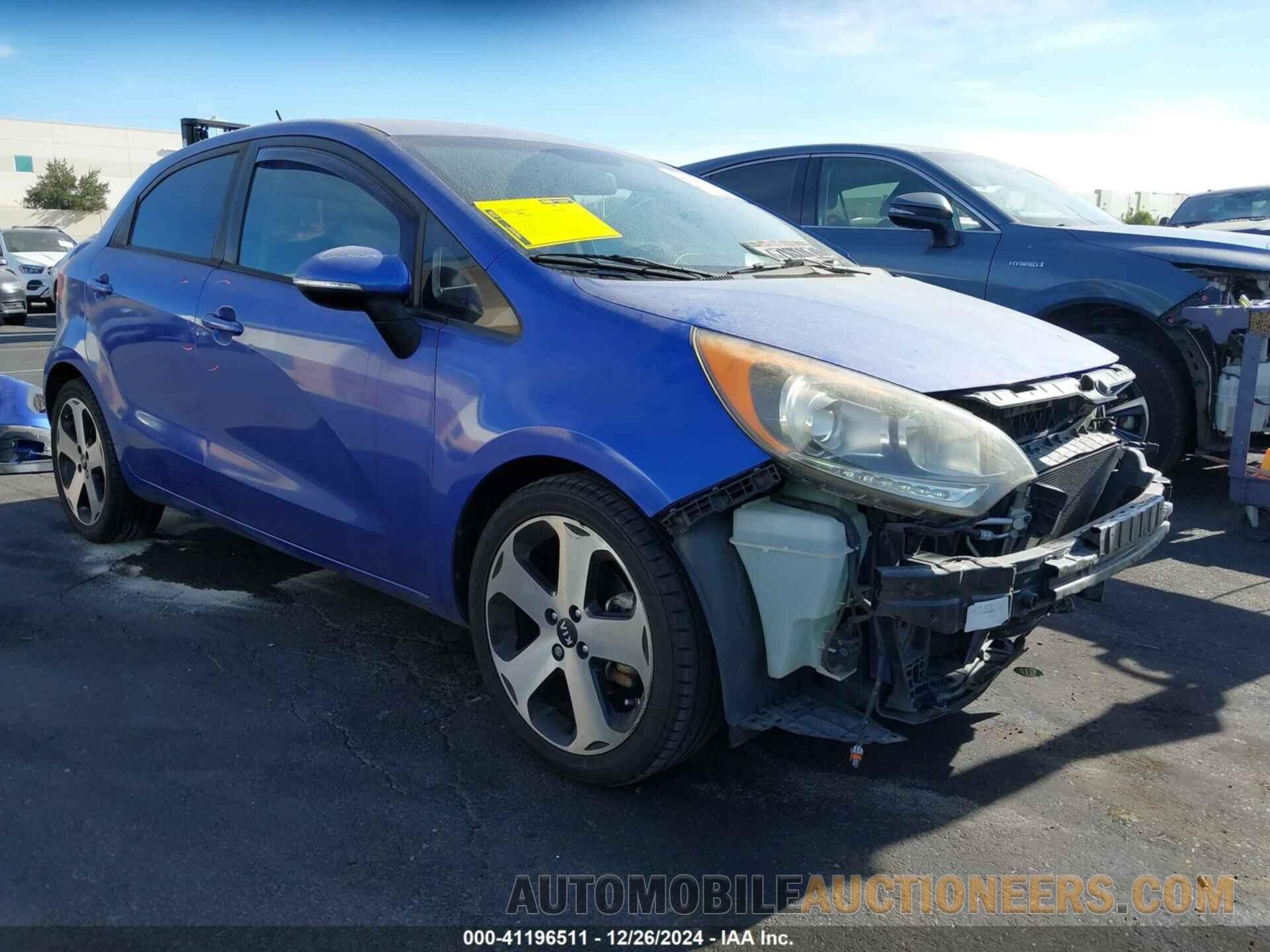 KNADN5A34D6214241 KIA RIO 2013