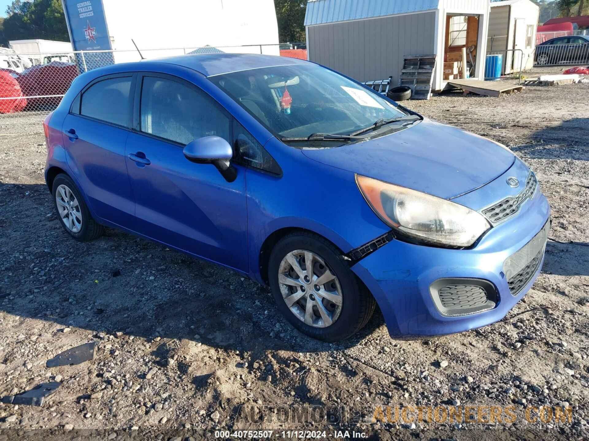 KNADN5A36C6090391 KIA RIO5 2012