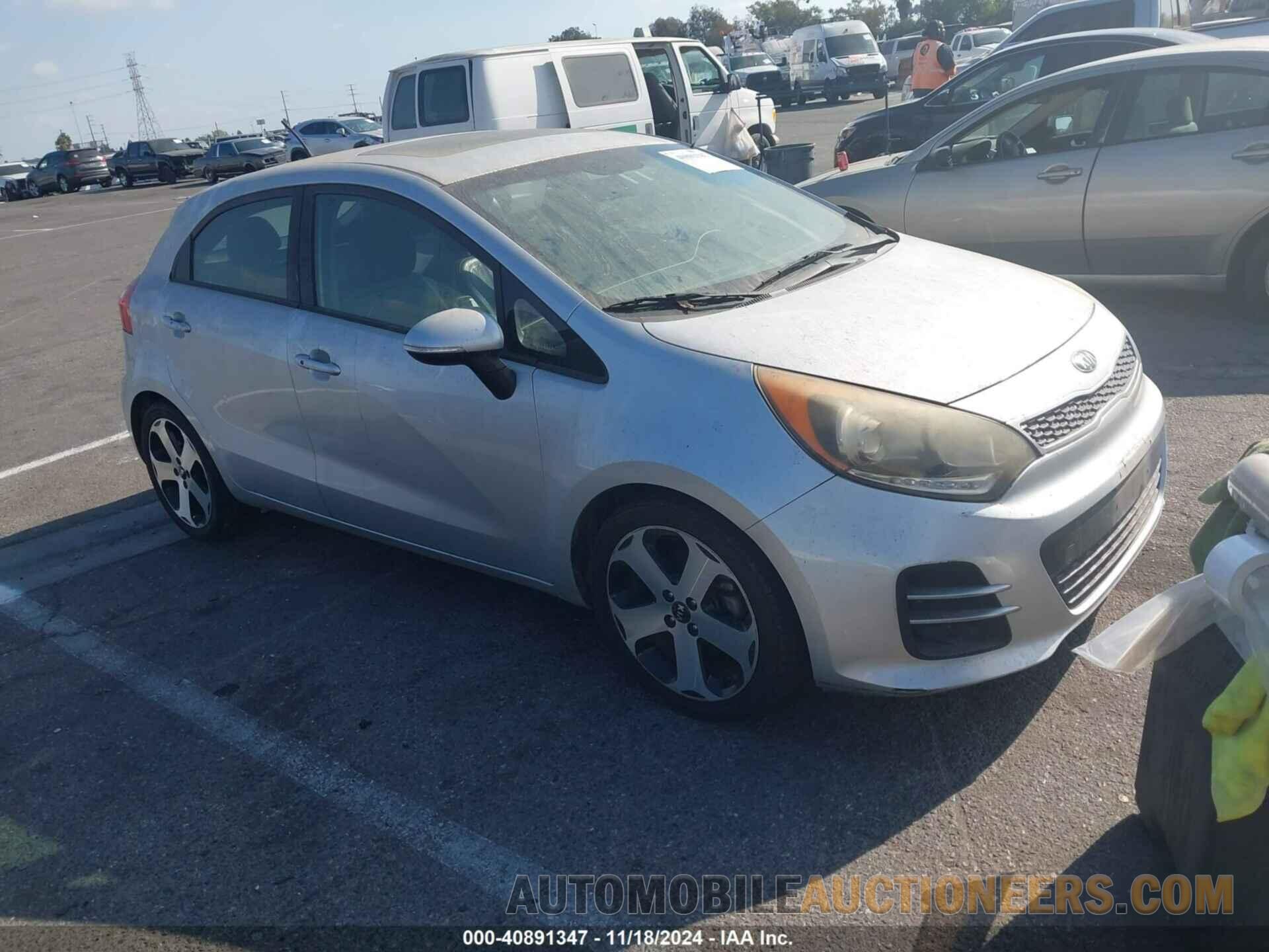 KNADN5A38G6678606 KIA RIO 2016