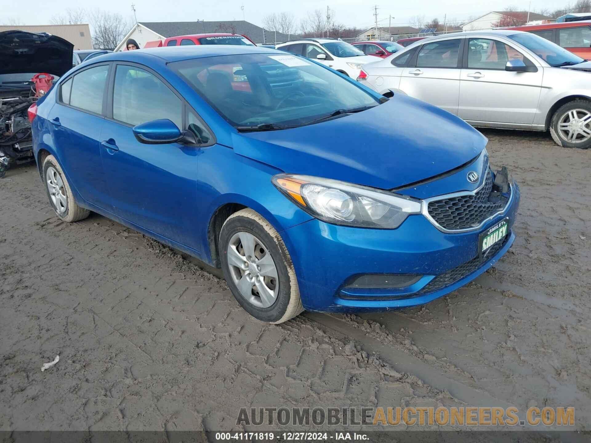 KNAFK4A60E5064562 KIA FORTE 2014