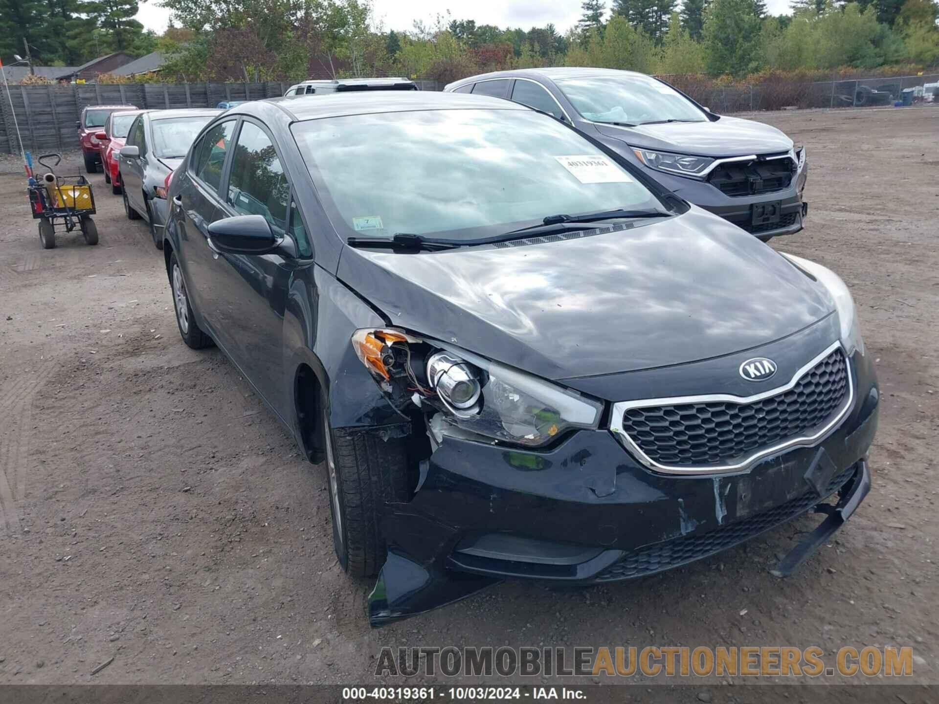 KNAFK4A60F5334827 KIA FORTE 2015