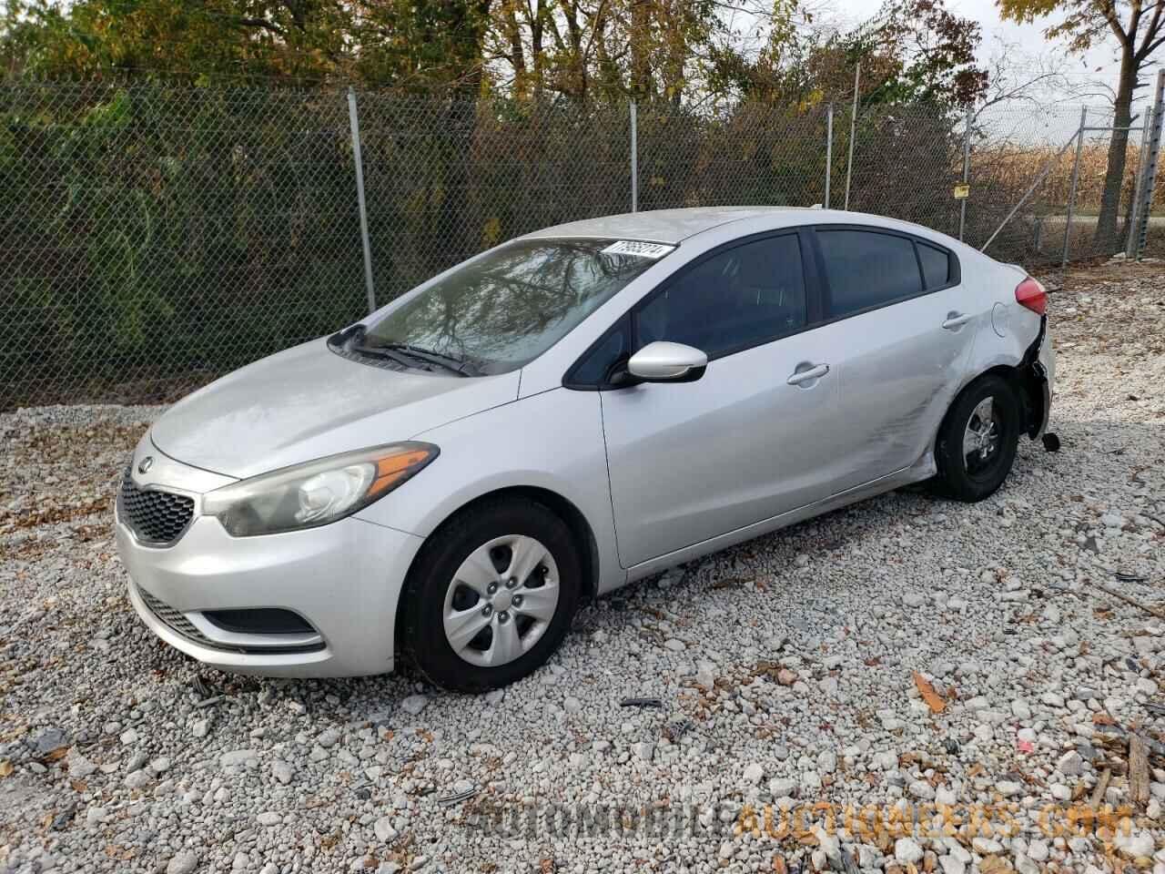 KNAFK4A60F5406013 KIA FORTE 2015