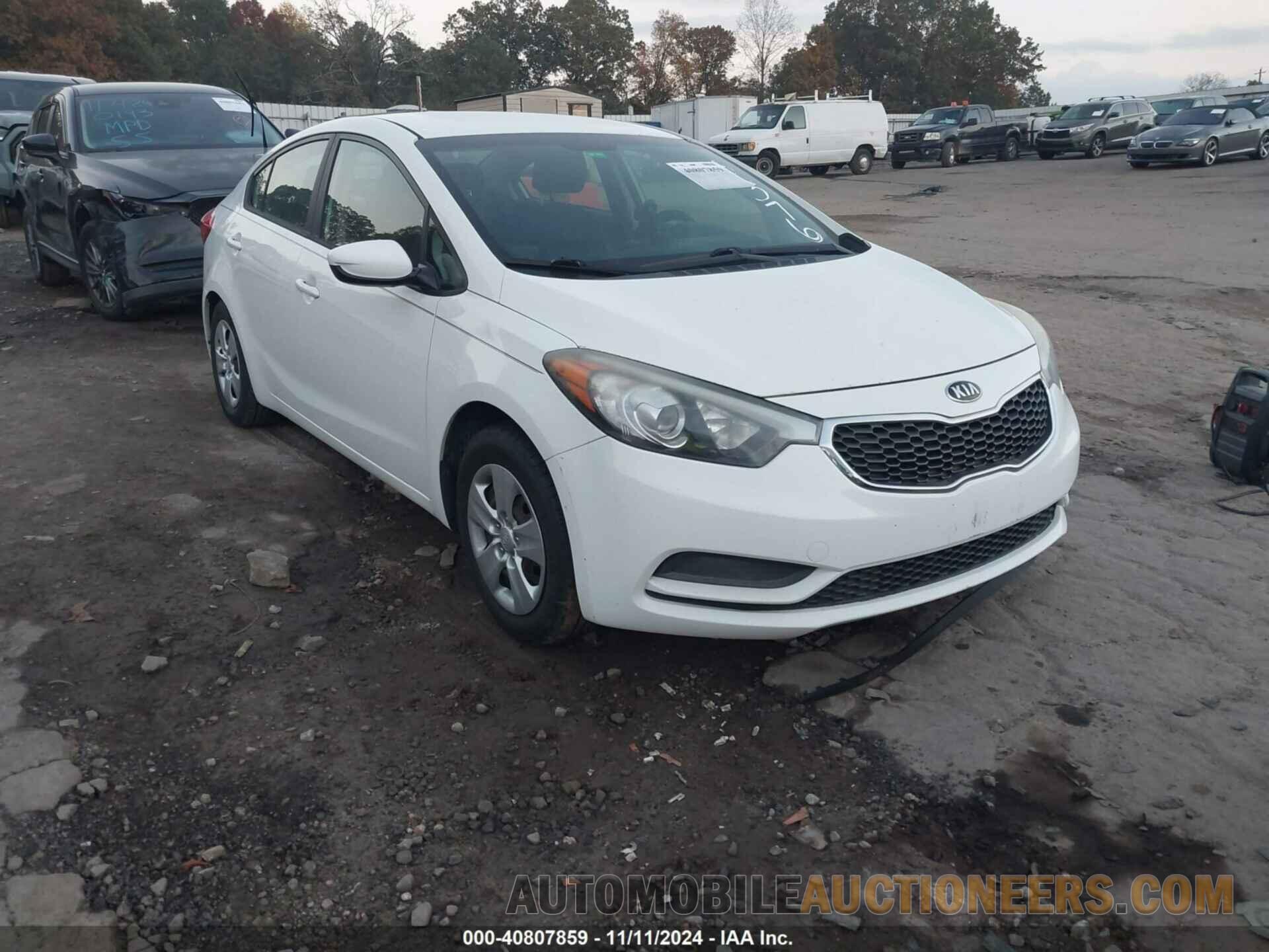 KNAFK4A60G5496376 KIA FORTE 2016