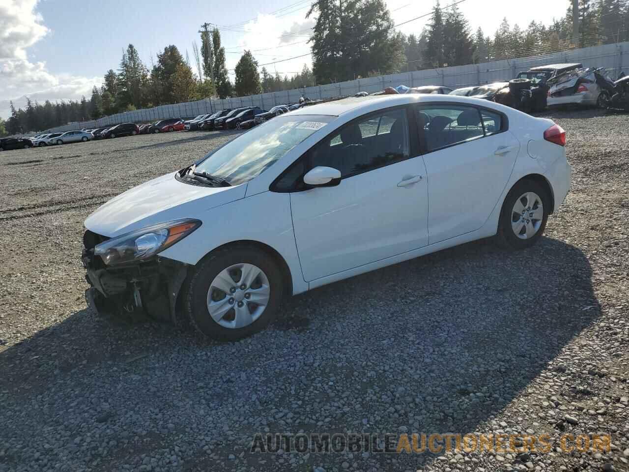 KNAFK4A60G5507747 KIA FORTE 2016