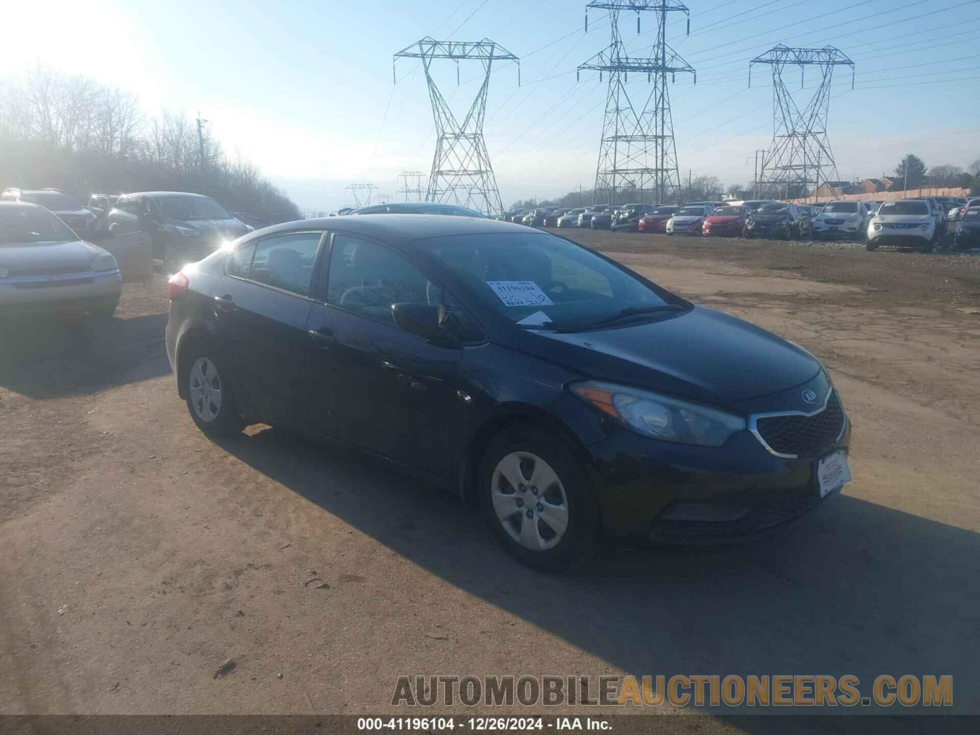 KNAFK4A61F5412144 KIA FORTE 2015