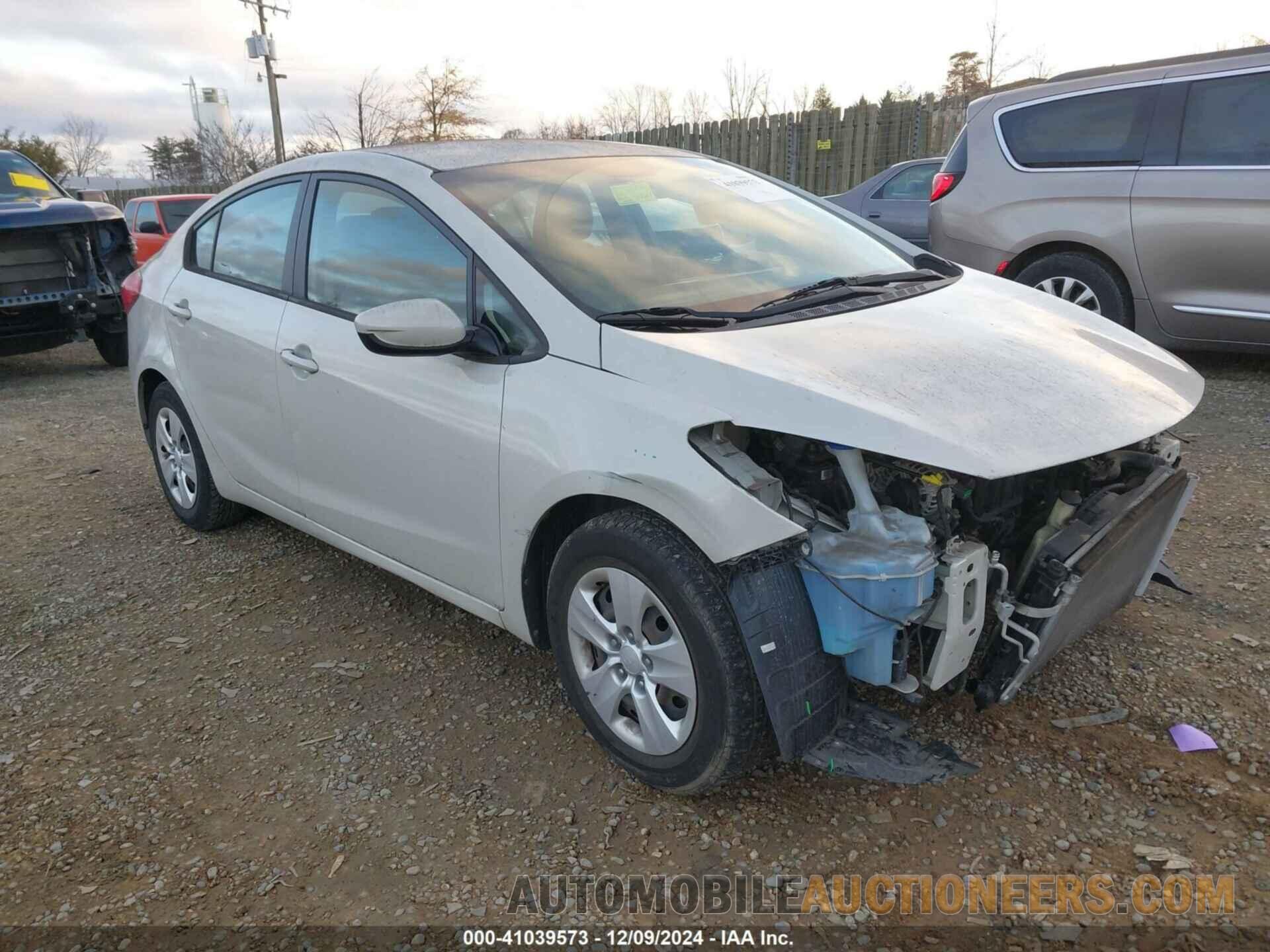 KNAFK4A63F5354182 KIA FORTE 2015