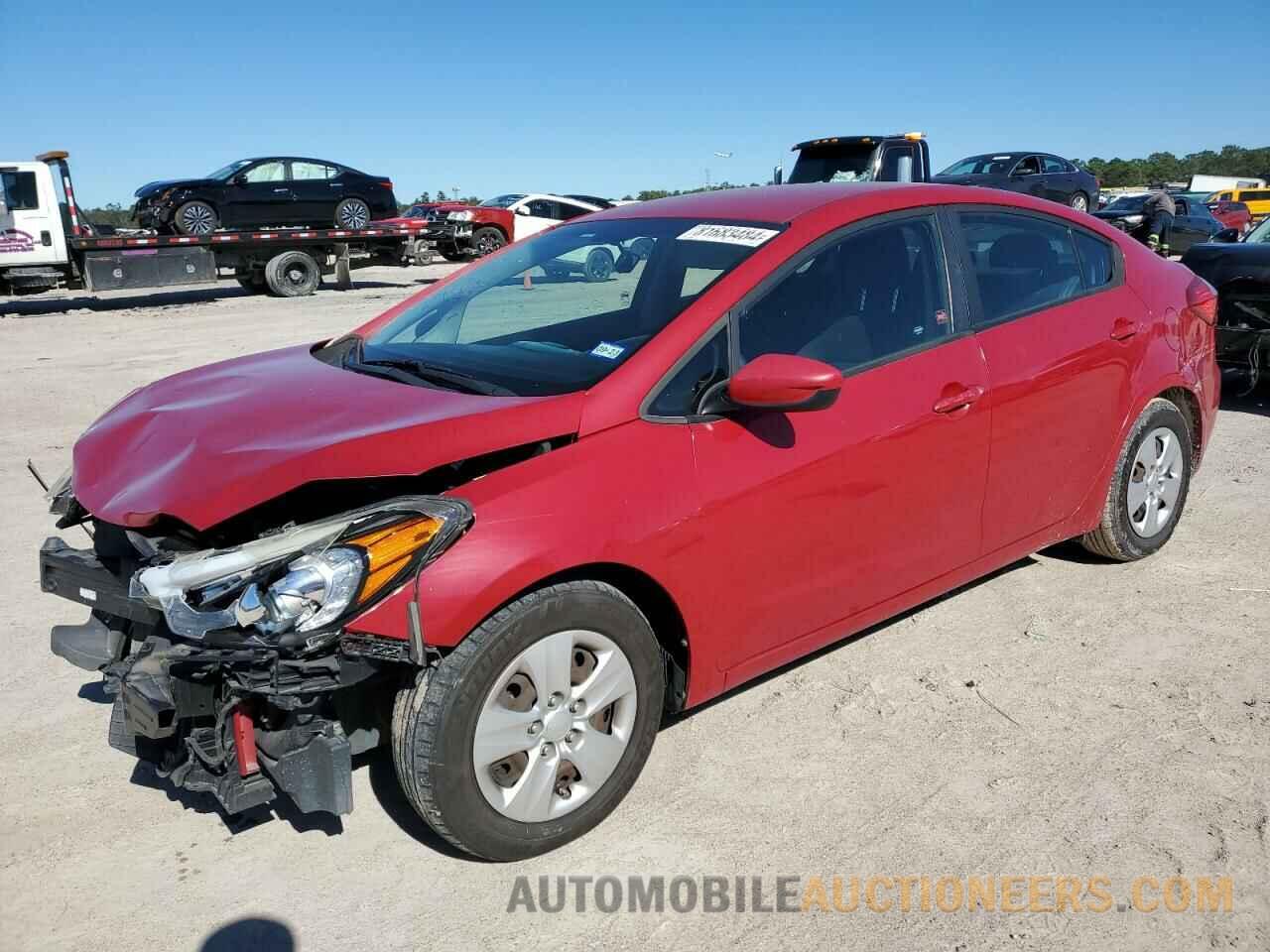 KNAFK4A63G5569692 KIA FORTE 2016