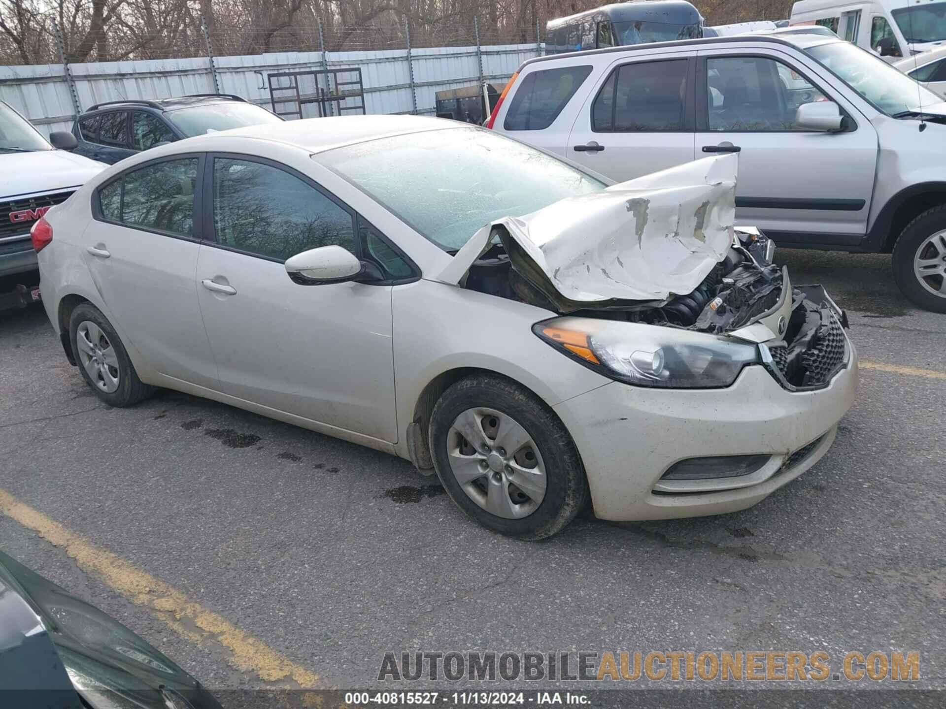 KNAFK4A64F5331560 KIA FORTE 2015