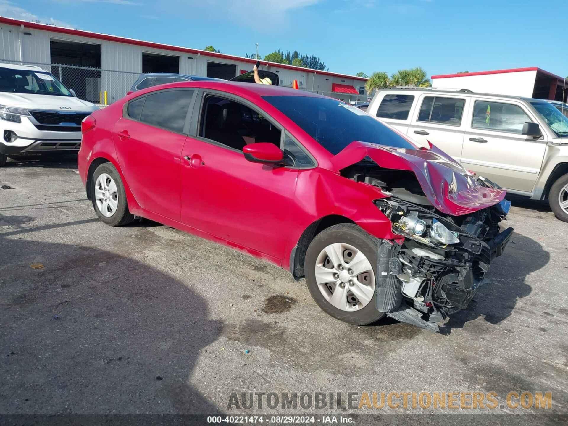 KNAFK4A64G5457693 KIA FORTE 2016